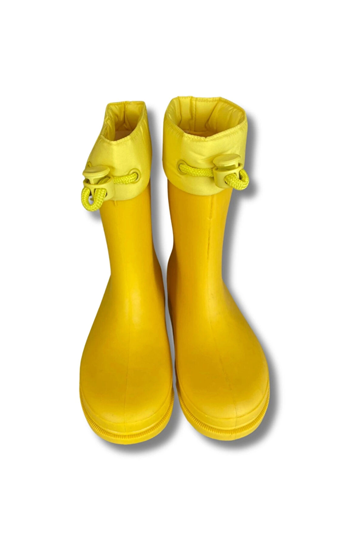 Konçlu Erkek Çocuk Yağmur Çizmesi 26-35 Sarı