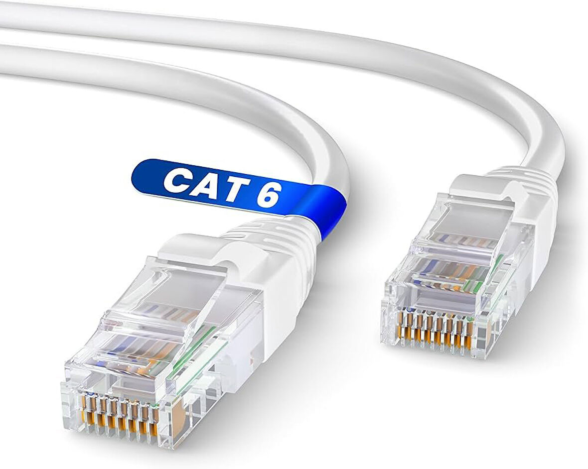  BAKIR KALİTE CAT6 10M İNTERNET NETWORK AĞ KABLOSU HIZLI BAĞLANTI