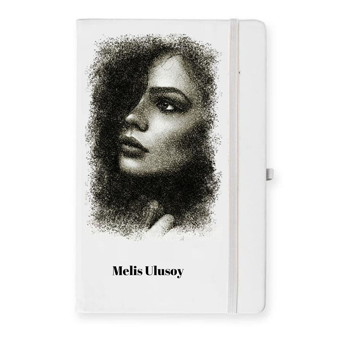 Kişiye Özel  Karakalem Tasarımlı Defter
