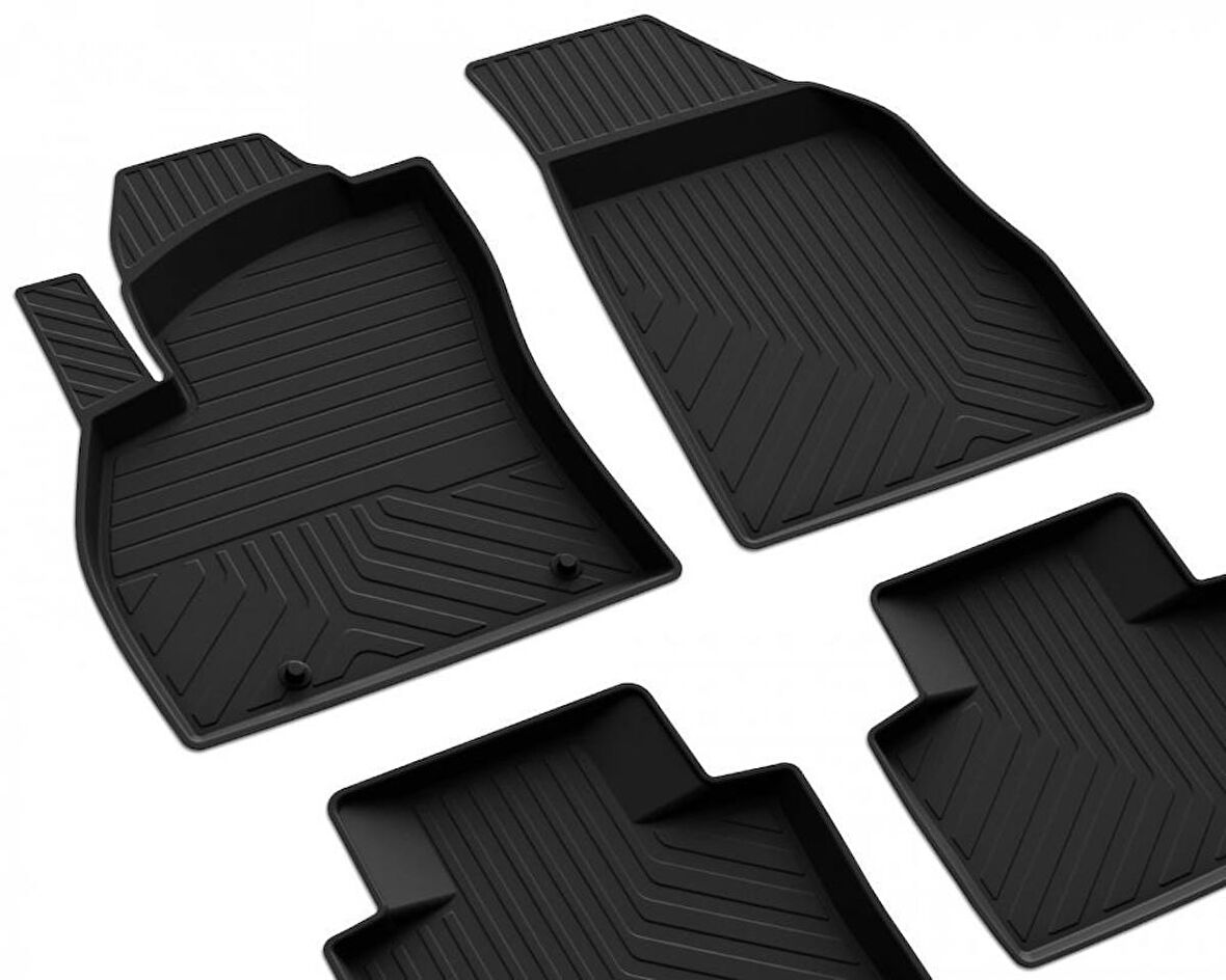 Citroen Nemo Ferrous 4D Havuzlu Kauçuk Paspas 2008 ve Üstü