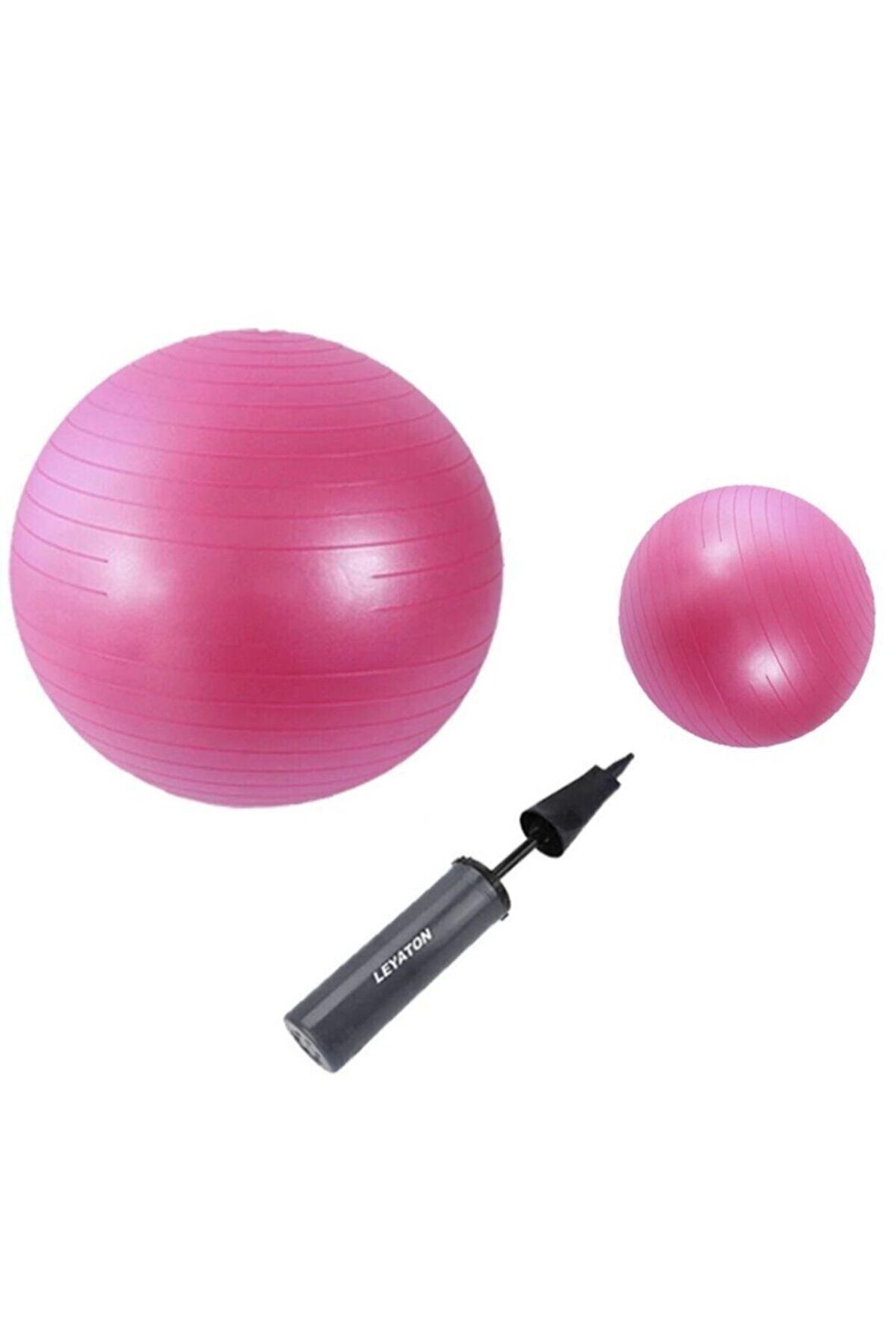 Pembe + Pilates Topu 2'li Set