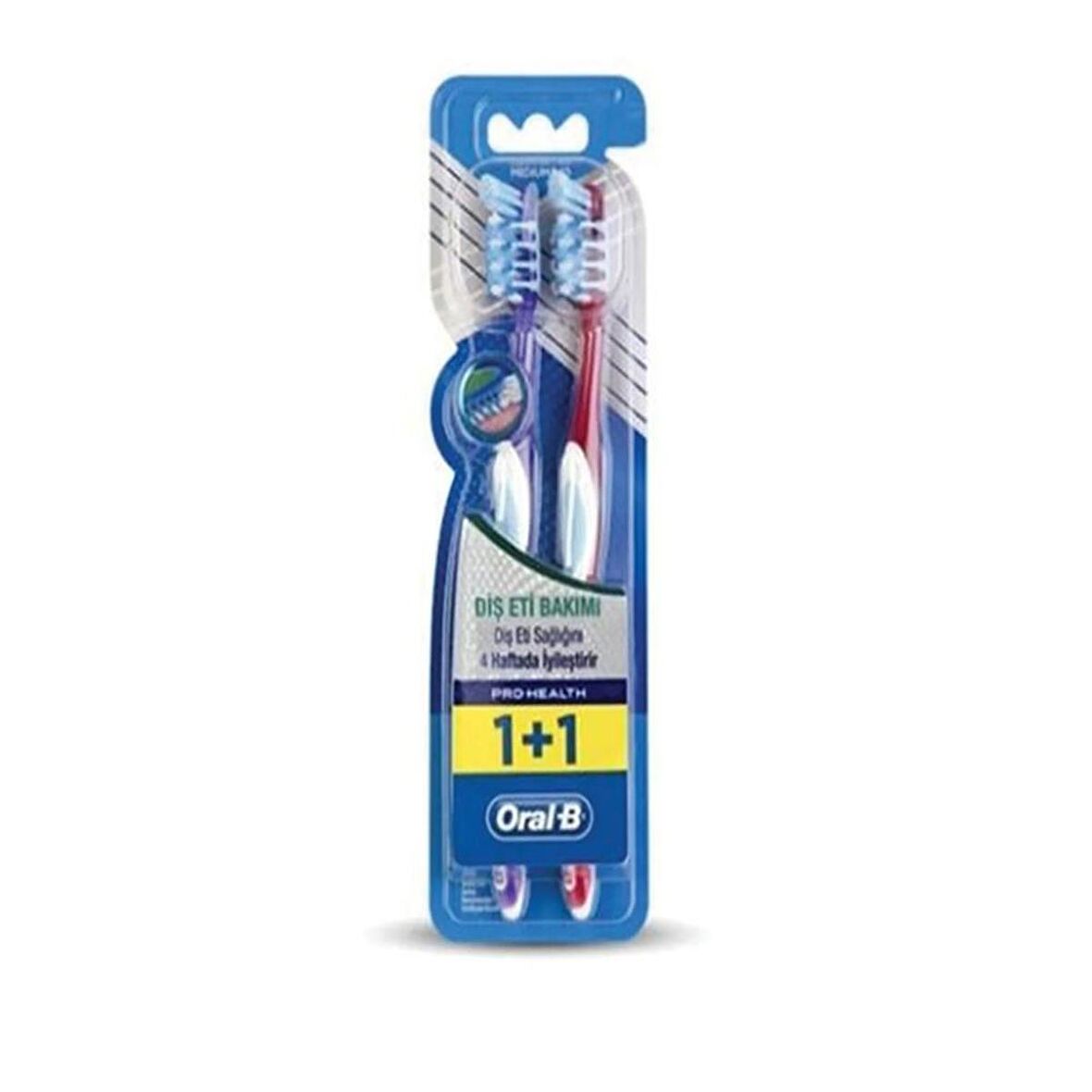 Oral-B Pro Health Diş Eti Bakımı Orta 1+1 Diş Fırçası