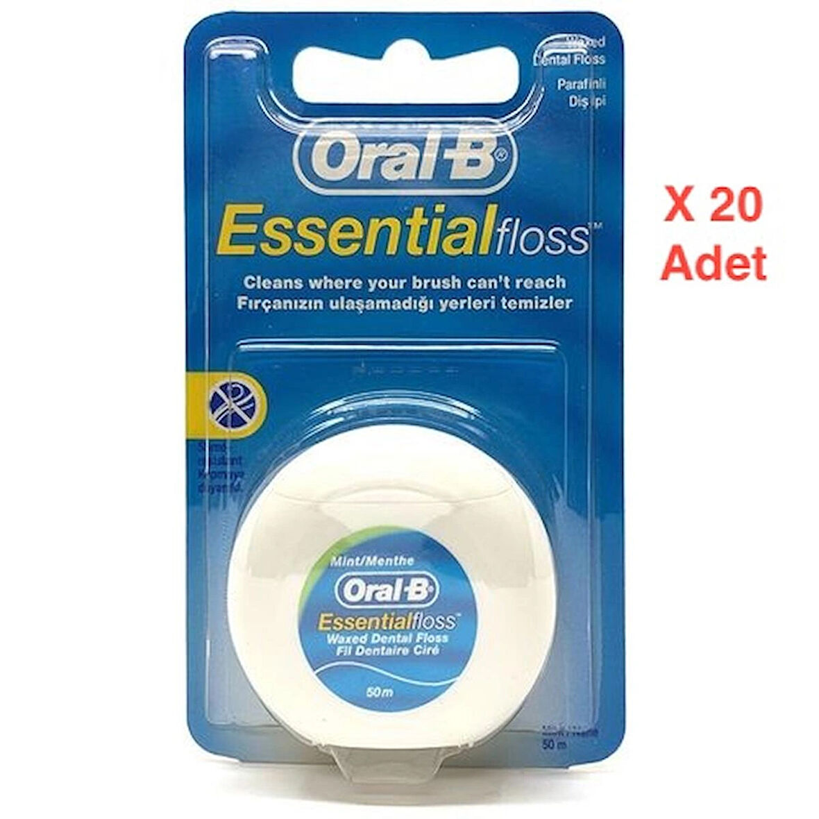 Oral-B Diş İpi Essential Floss 20 Adet