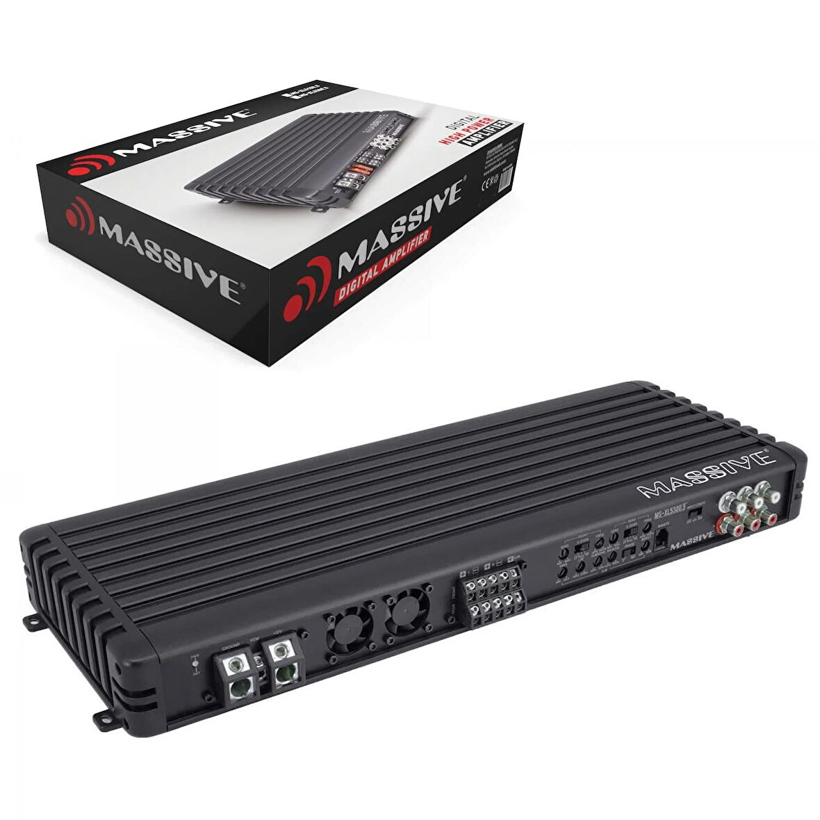 MASSİVE MS-XL5300.5 Oto Anfi Stereo 160X4 Watt 5 Kanal