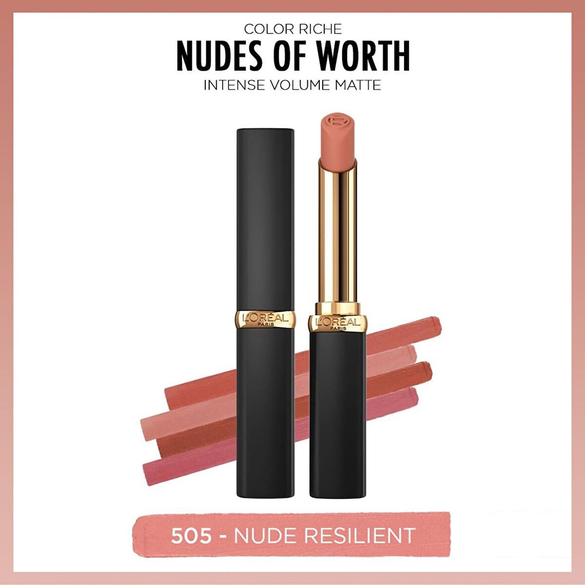 L'Oréal Paris Color Riche Intense Volume Matte Ruj - 505 Nude Resilient