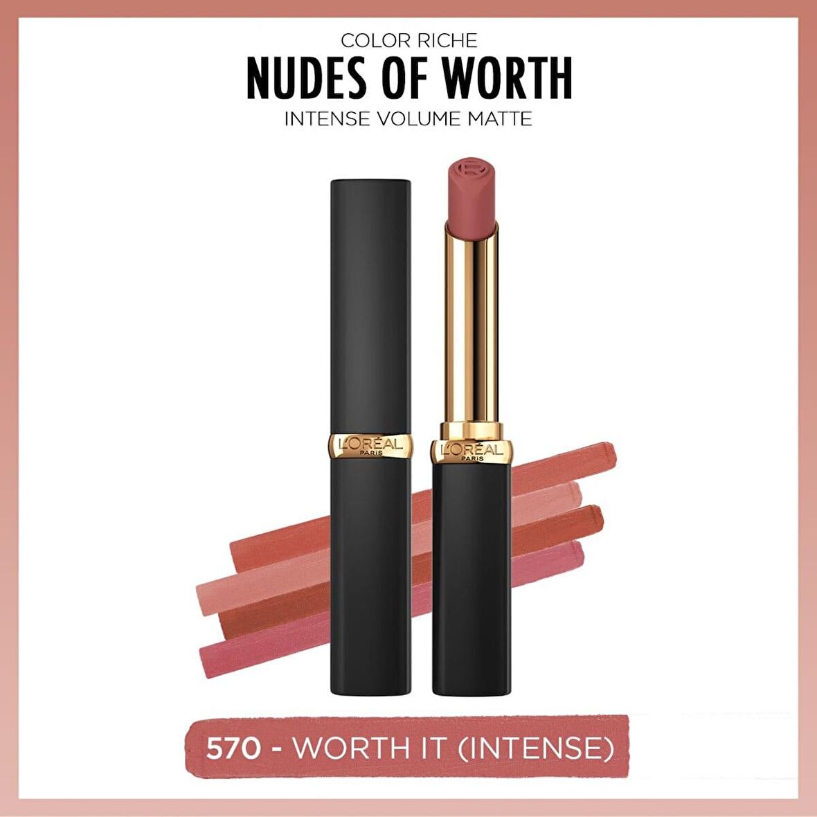 L'Oréal Paris Color Riche Intense Volume Matte Ruj - 570 Worth It (Intense)