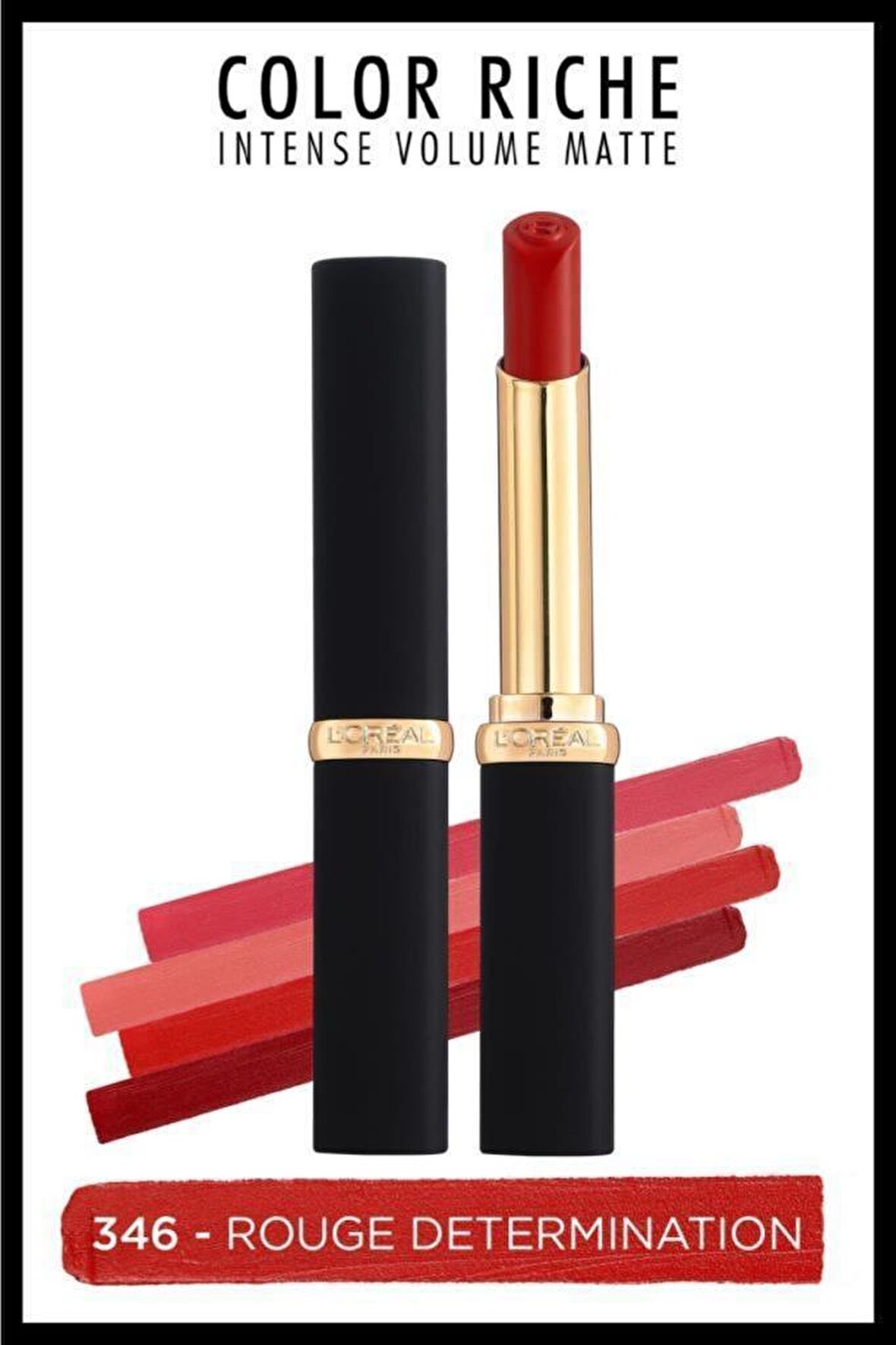 L'Oréal Paris Color Riche Intense Volume Matte Ruj - 346 Rouge Determination