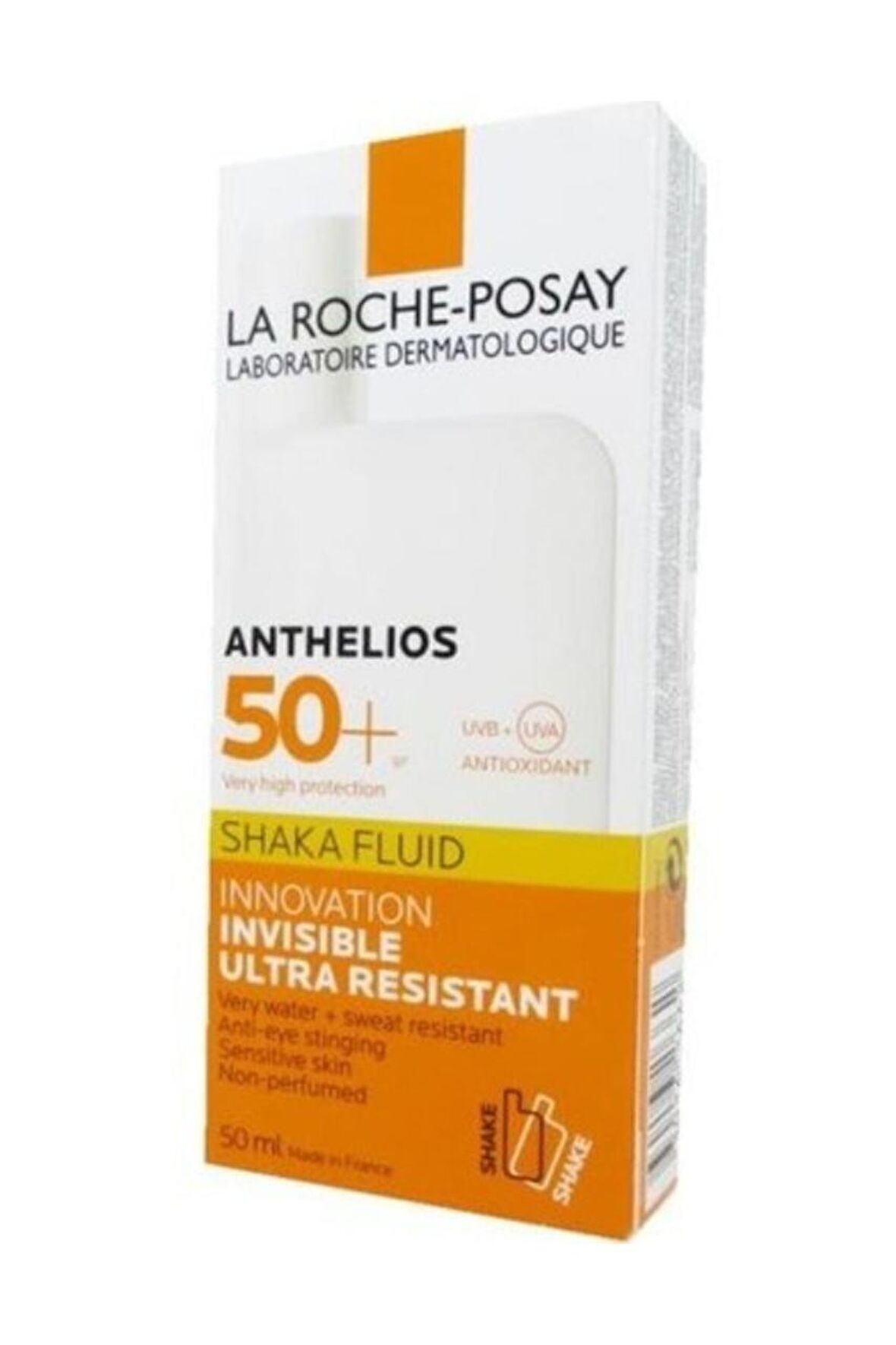 La Roche Posay Anthelios Shaka Fluid 50+ Faktör Karma-Normal Ciltler İçin Renksiz Yüz Güneş Koruyucu Krem 50 ml