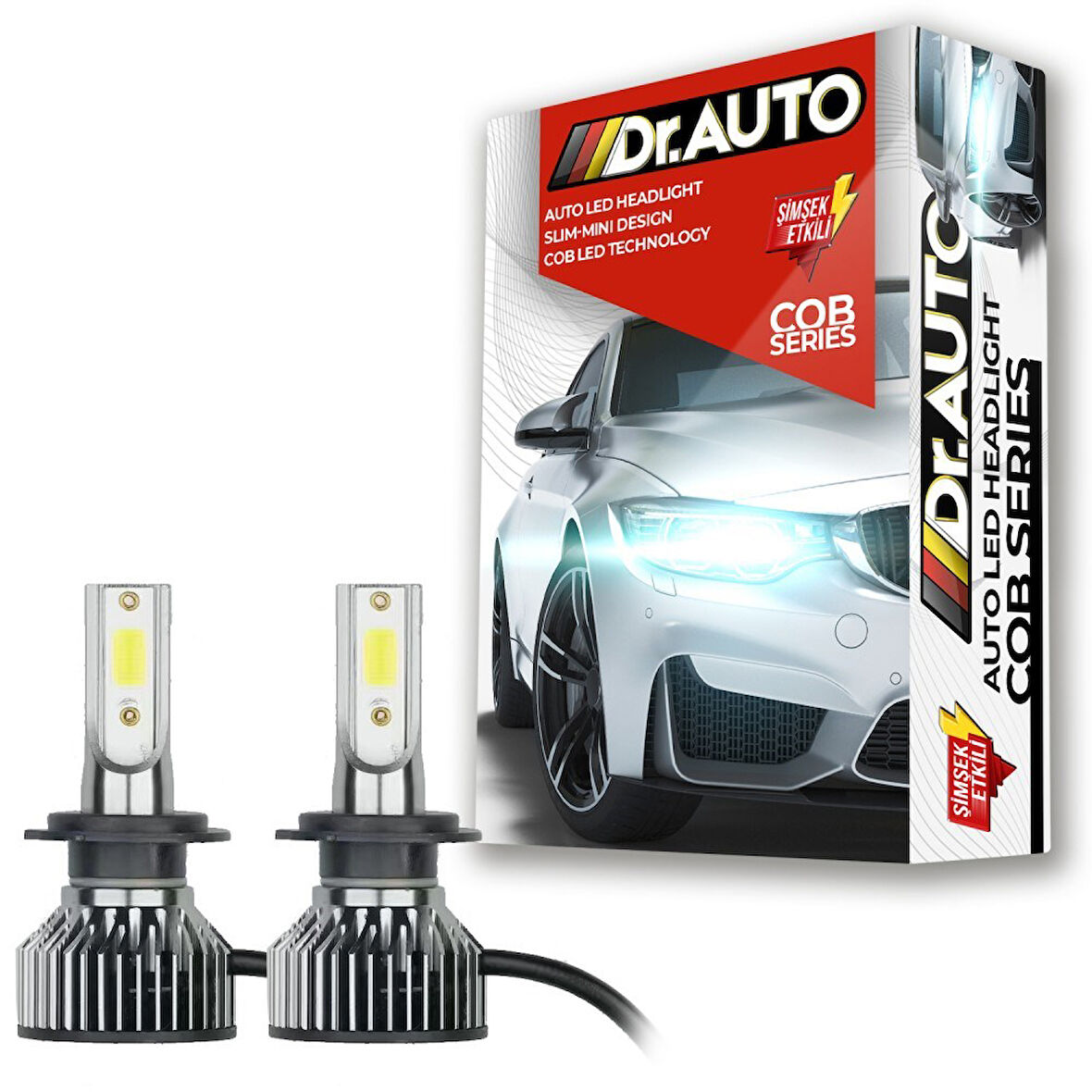Dr.Auto H7 Beyaz Cob Series Slim Led Xenon