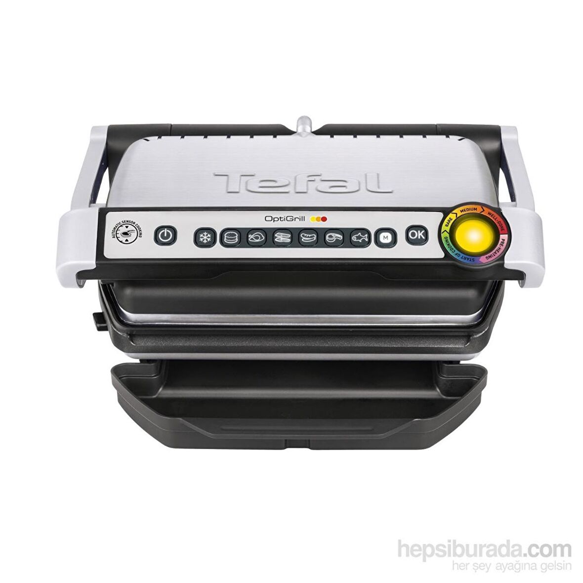 Tefal Optigrill GC712D34 Çift Taraflı Çıkartılabilir Plaka Alüminyum 2000 W Tost Makinesi