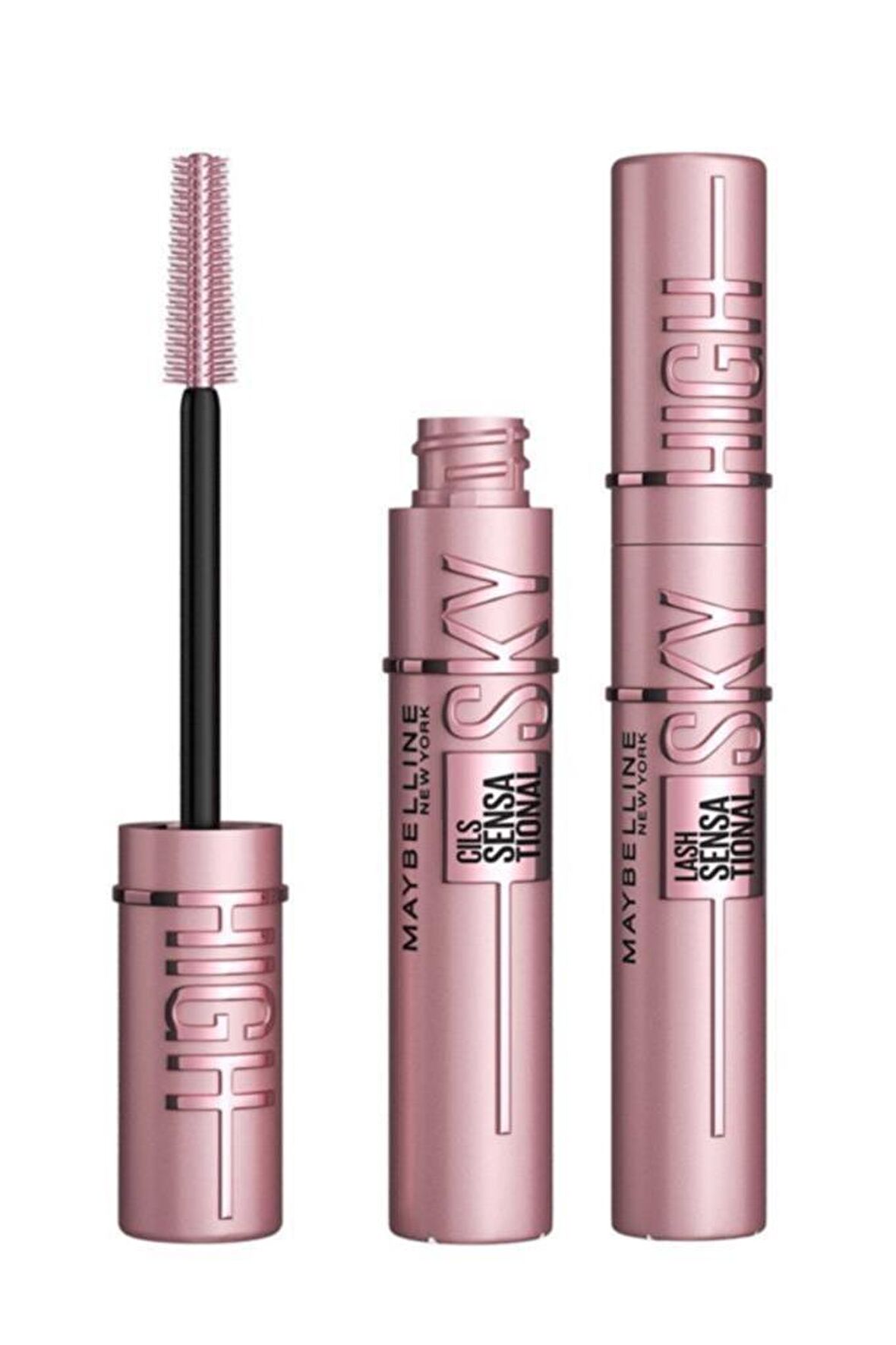 Maybelline Lash Sensational Sky High Fiber Fırça Siyah Rimel 2'li