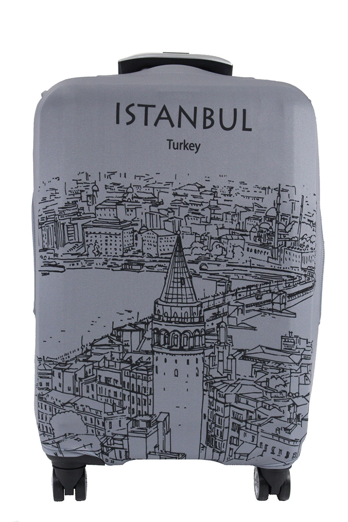 My Saraciye 80 Valiz Kılıfı, Bavul Kılıfı - Galata Karakalem 80