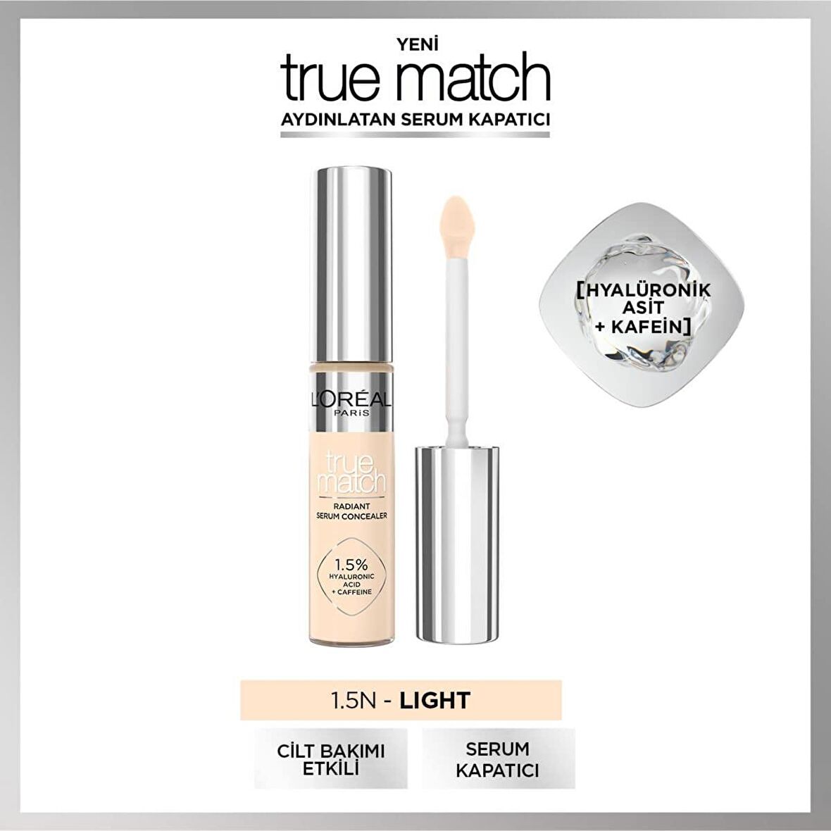 L'Oréal Paris True Match Aydınlatan Serum Kapatıcı - 1.5N