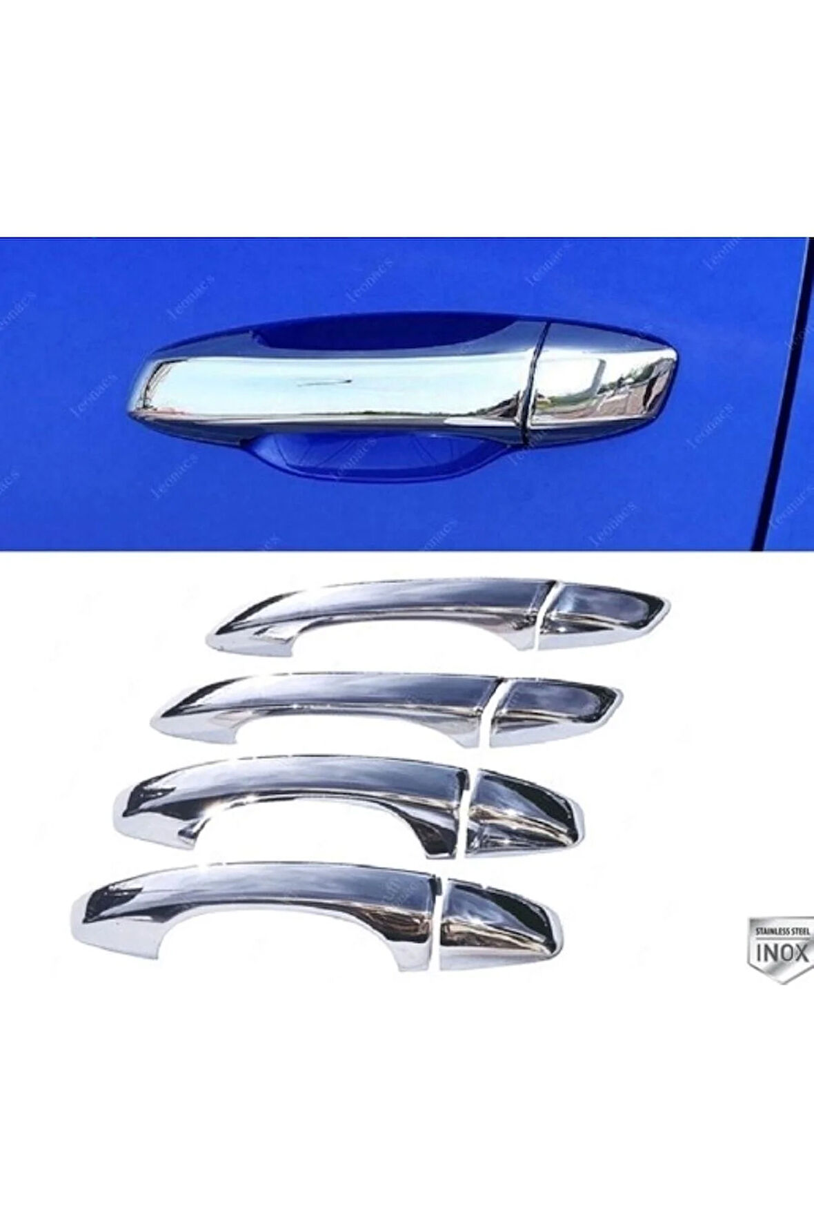 Skoda Karoq Krom Kapı Kolu 4 Kapı 2017 Ve Üzeri Paslanmaz Çelik