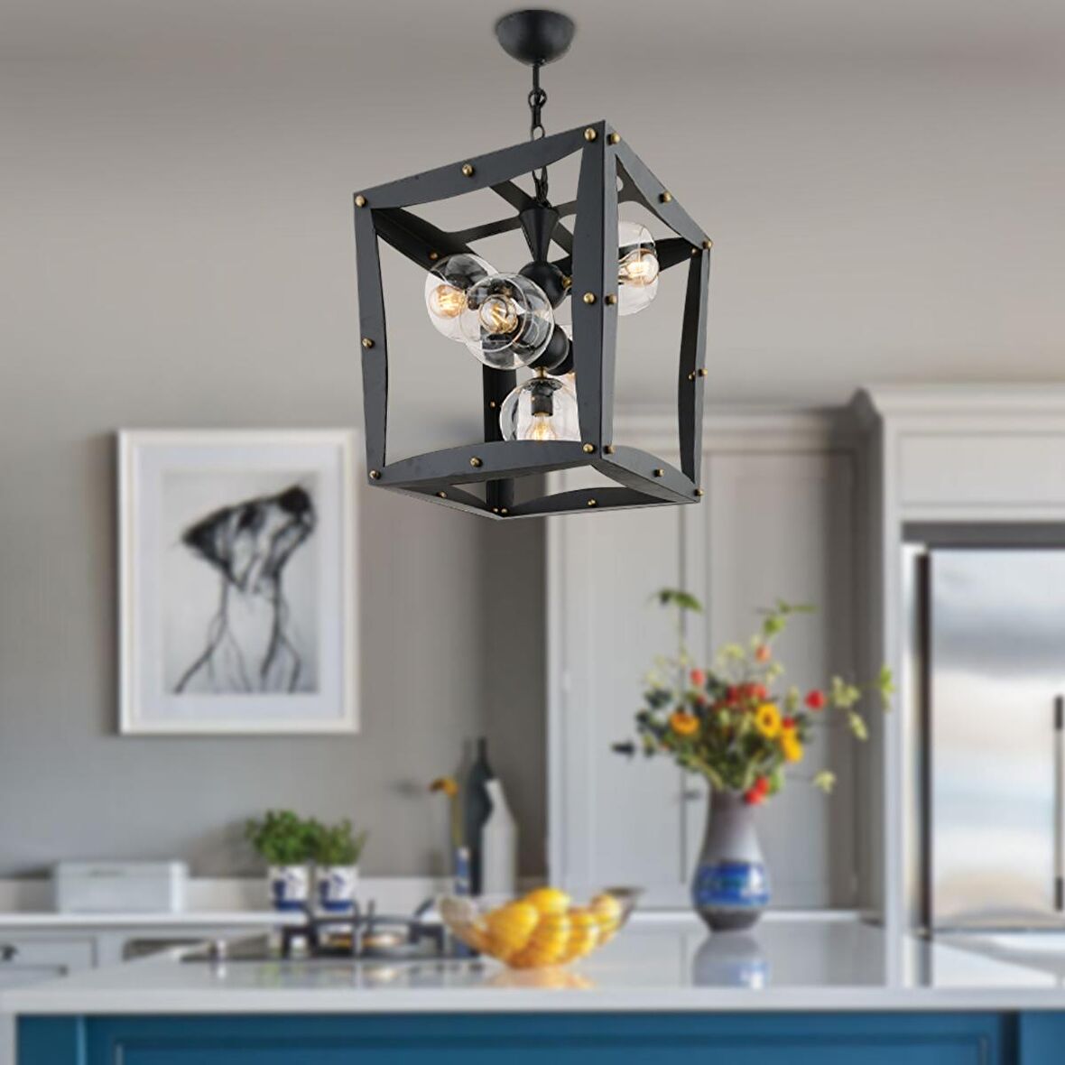 Case 5 Li Siyah Genç Odası Avize