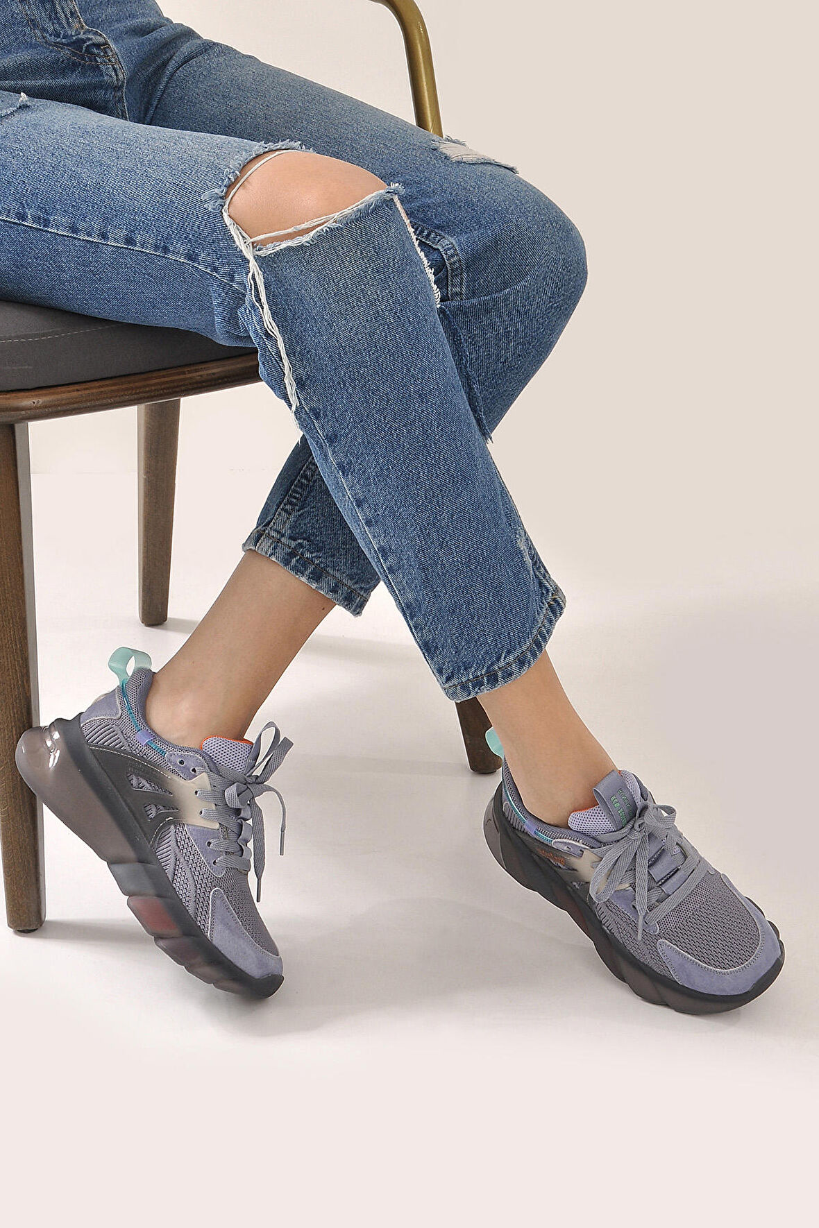 Kadın  Mor Sneaker VZN23K-008 