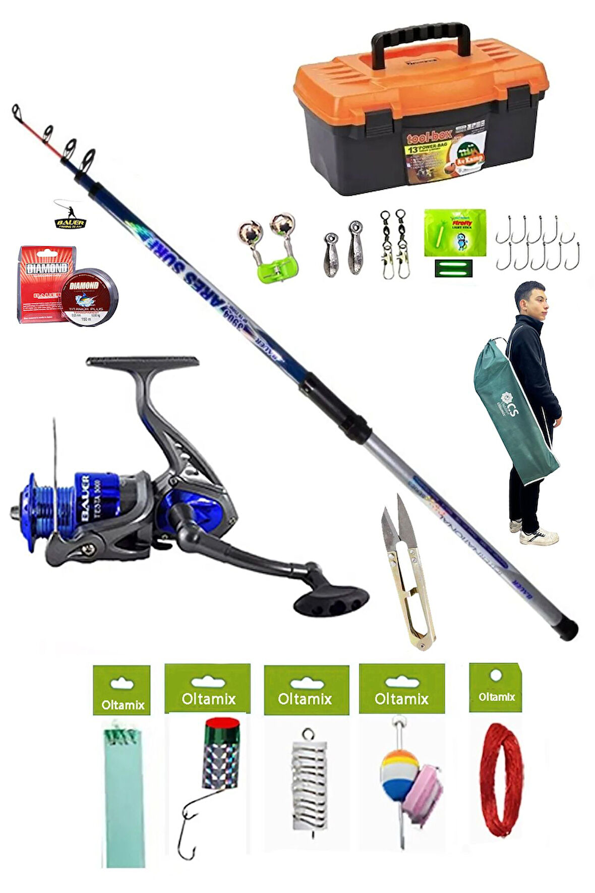 Profosyonel Surf Takımı Tam Takım Ares 420 Testa 6000 Makina