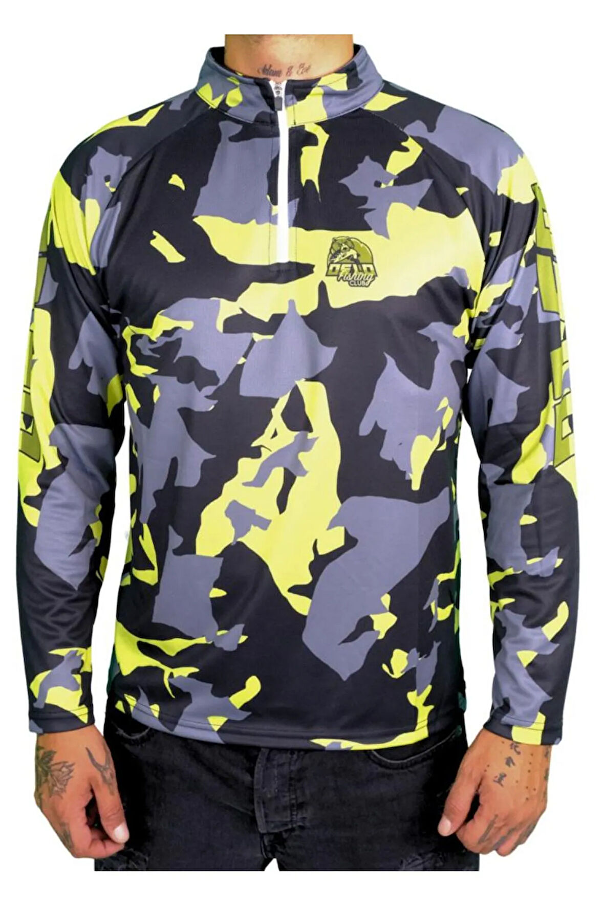 Performans Balıkçı T-shirt Yellow Camo