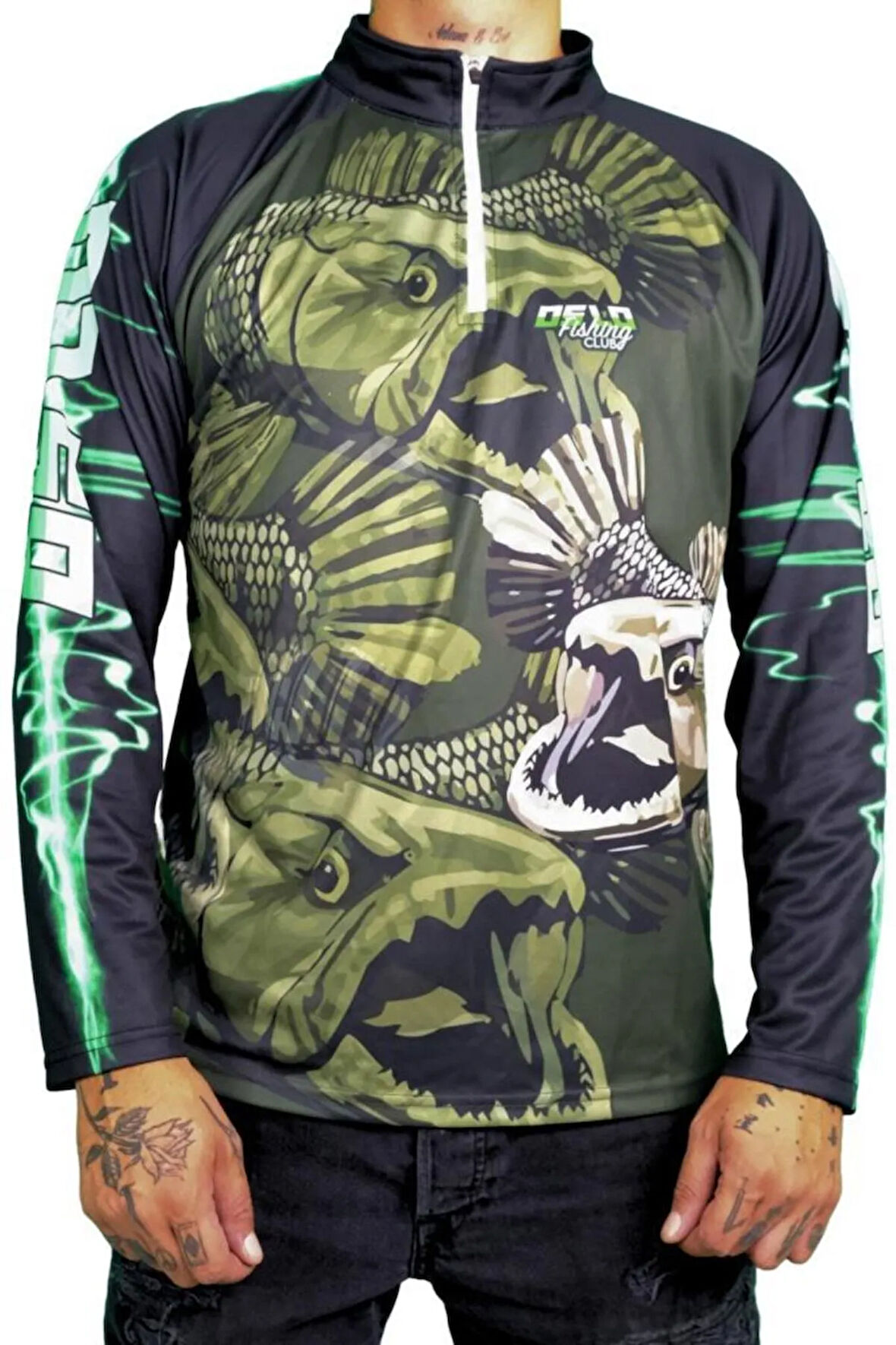 Performans Balıkçı T-shirt Green Bear