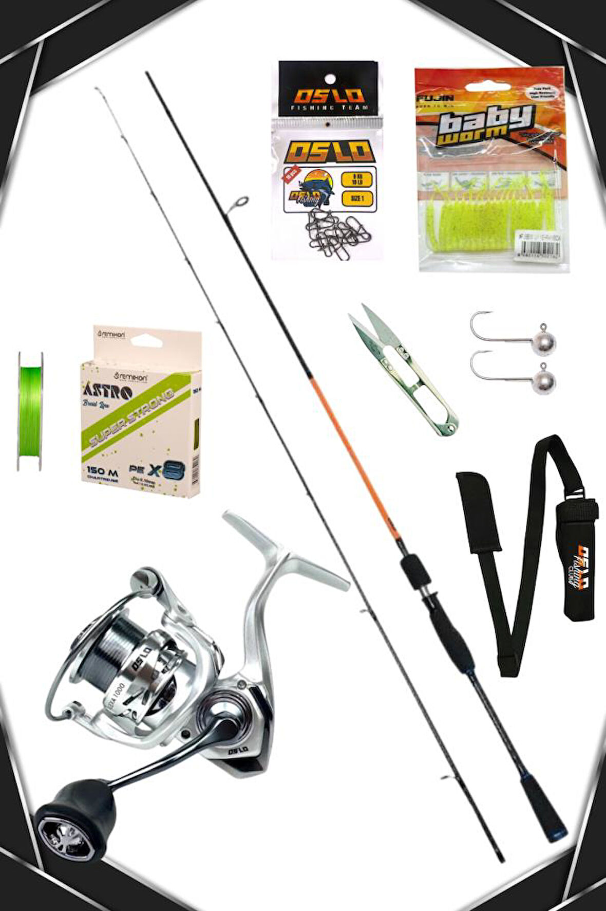 Oslo Alexa 1000 Oslo Action Game 225cm 2-12gr LRF Olta Seti