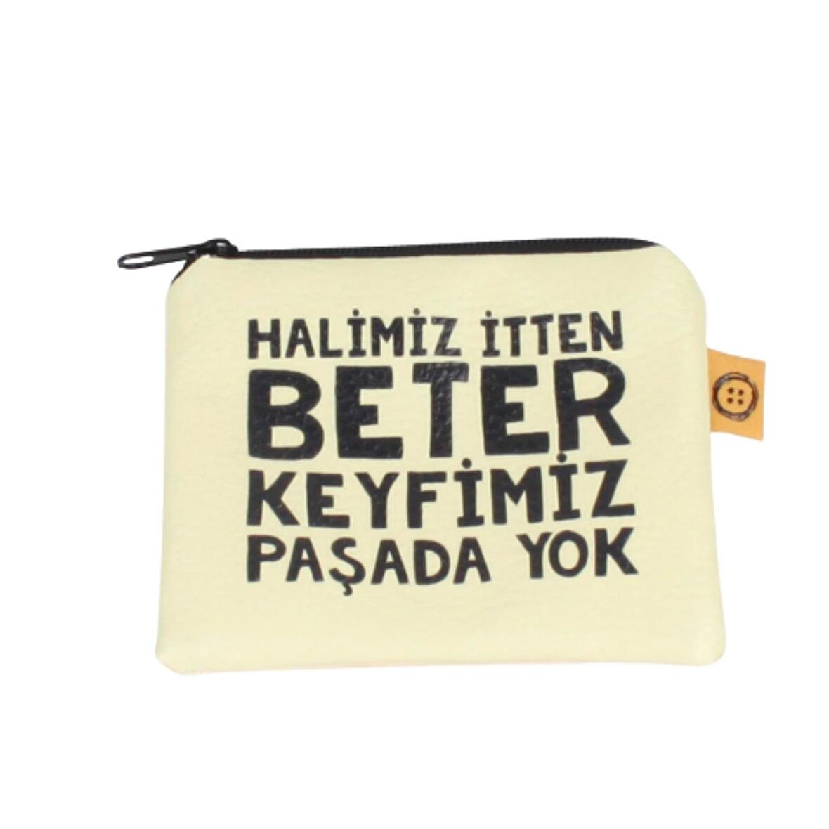 KT-HALİMİZ İTTEN BETER KEYFİMİZ PAŞADA YOK TASARIM SÜET BOZUK PARA CÜZDANI