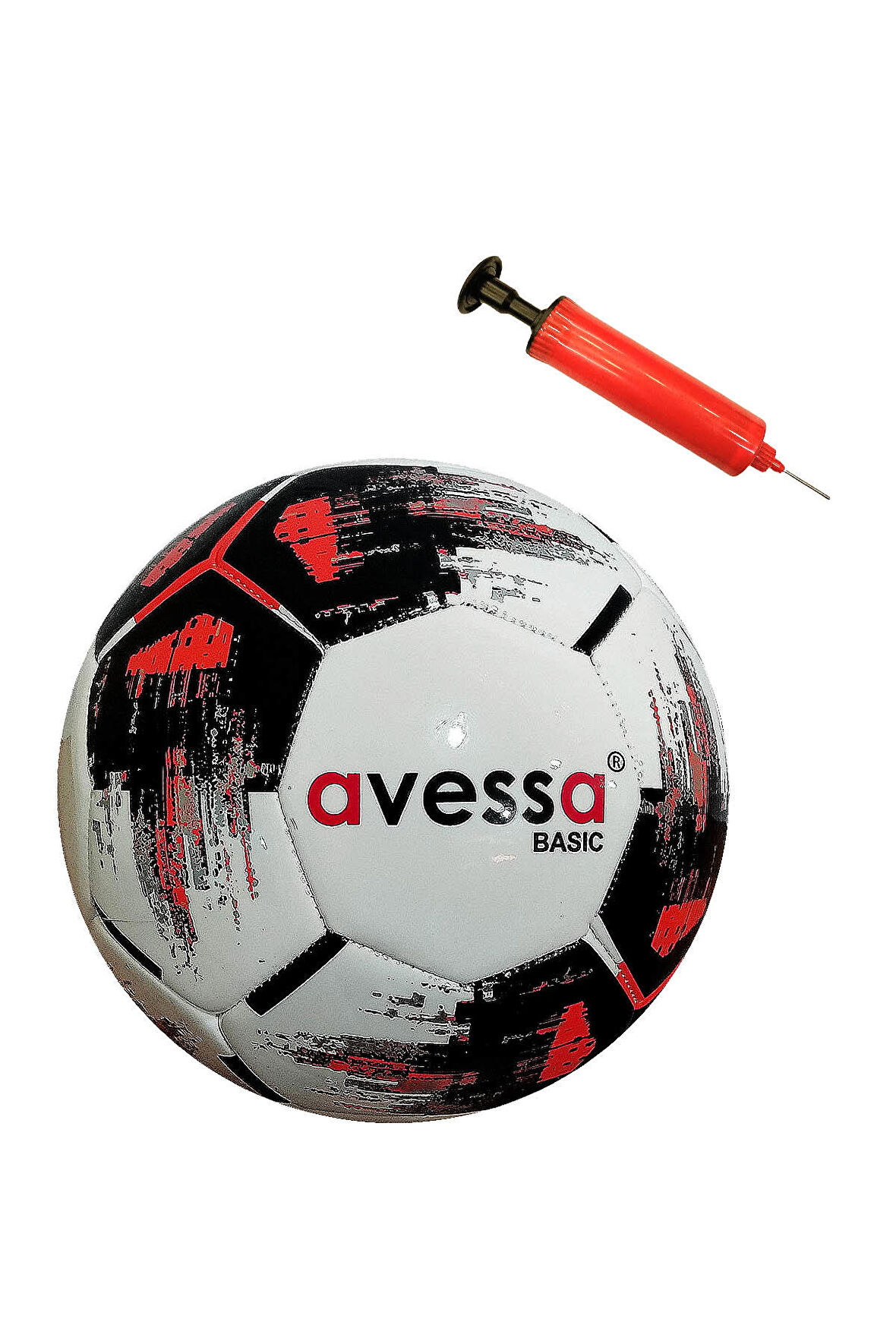 Avessa Basic Futbol Topu Kırmızı no5 Pompalı