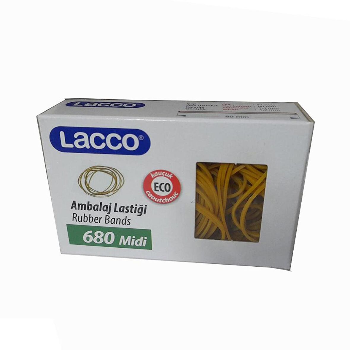 Ambalaj Paket Para Lastiği 50 Gr 1 Paket Brons Ambalaj Lastigi %100 Kauçuk 1 Paket-LCC-AMBLJLST-50GR-1PK