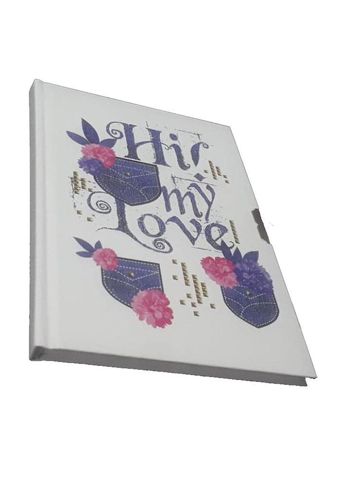 Hatıra Defteri Kilitli Kız Modeli Günlük Defteri Mikro Sert Kapak 100 Yaprak Çizgili 1 Adet