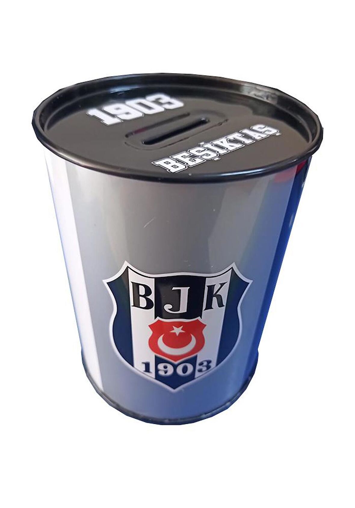 Beşiktaş Metal Kumbara Orta Boy Orjinal Lisanslı 1 Adet Bjk Kumbara Taraftar Kumbara Kara Kartal 12x9 cm