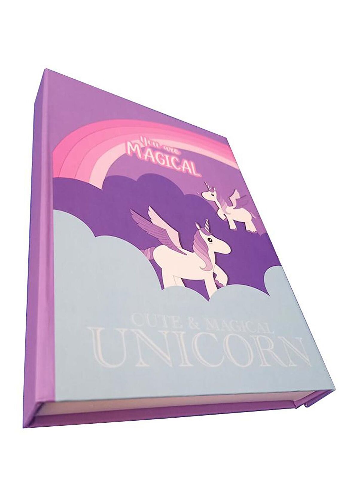 Hatıra Defteri Kilitli Kız Modeli Günlük Defteri Unicorn Hediye Kutulu 100 Yaprak Çizgili 1 Adet Unicorn
