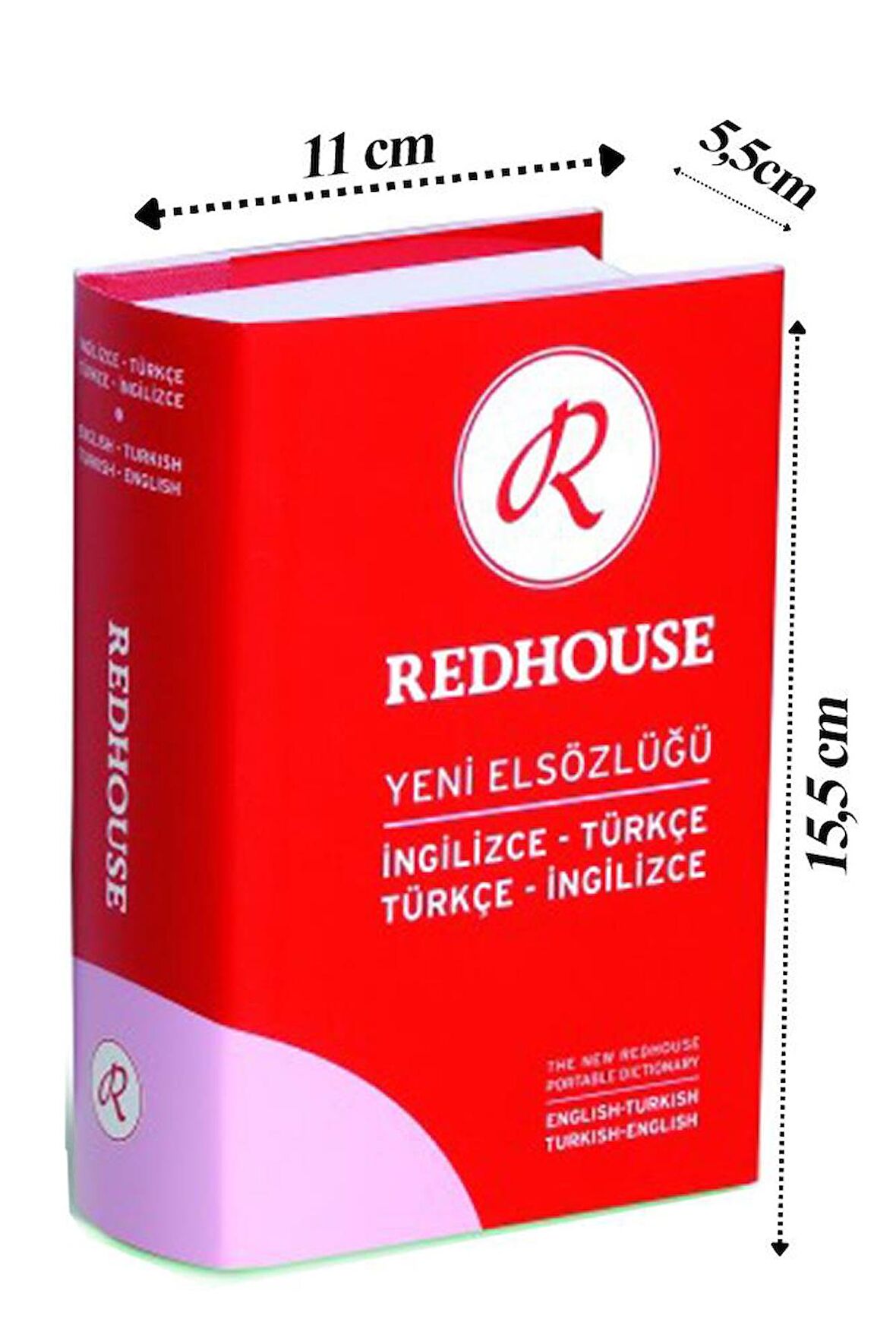 Redhouse İngilizce Türkçe Yeni El Sözlüğü Pembe 702 Sayfa 1 Adet 80.000 Kelime Hazneli Red House İngilizce Sözlük El Boy Cep