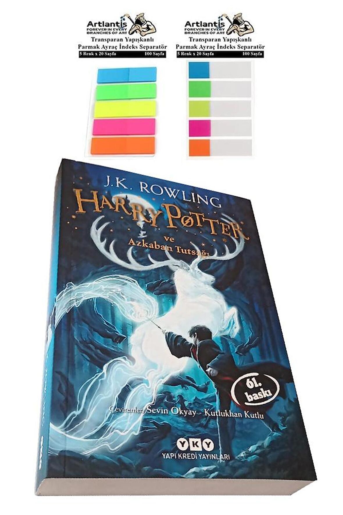 Harry Potter 3 Azkaban Tutsağı 395 Sayfa 1 Adet Transparan Kitap Ayraç 2 Paket Hary Poter ve Azkaban Tutsağı