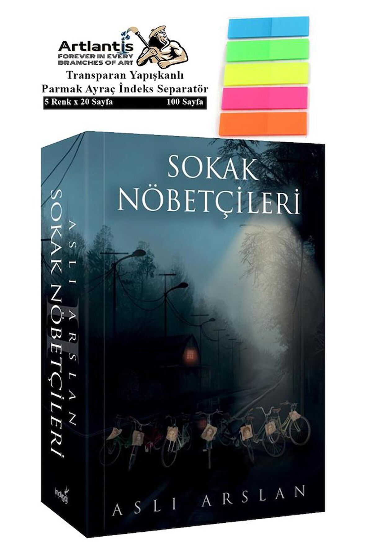 Sokak Nöbetçileri 2 872 Sayfa Karton Kapak 1 Adet Aslı Arslan Fosforlu Transparan Kitap Ayraç 1 Paket 