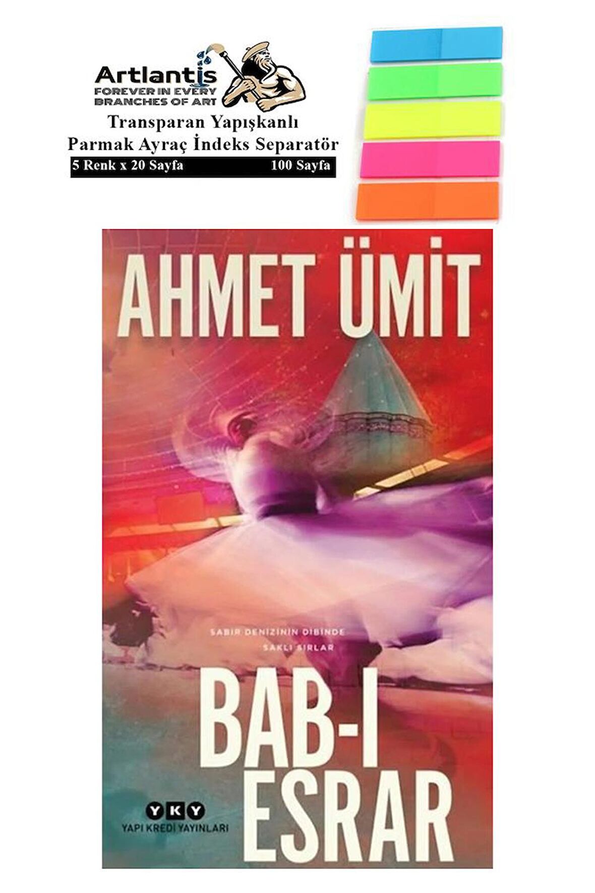 Bab-ı Esrar Ahmet Ümit 433 Sayfa Karton Kapak 1 Adet Fosforlu Transparan Kitap Ayraç 1 Paket 