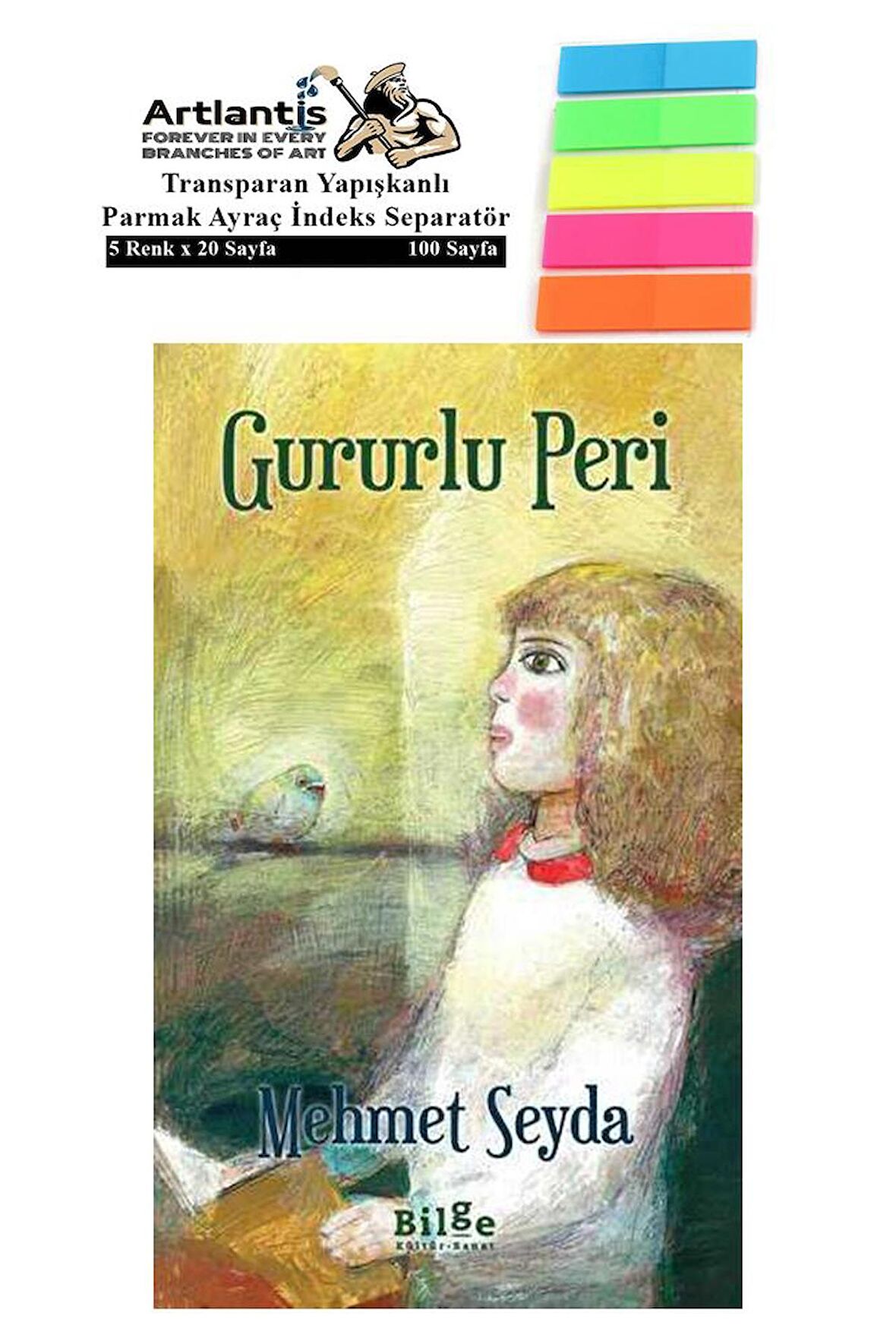 Gururlu Peri Mehmet Seyda 192 Sayfa Karton Kapak 1 Adet Fosforlu Transparan Kitap Ayraç 1 Paket