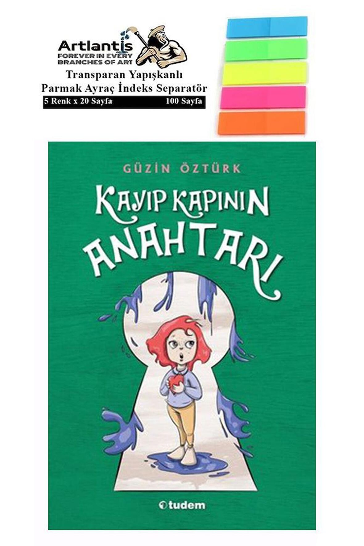 Kayıp Kapının Anahtarı Güzin Öztürk 143 Sayfa Karton Kapak 1 Adet Fosforlu Transparan Kitap Ayraç 1 Paket