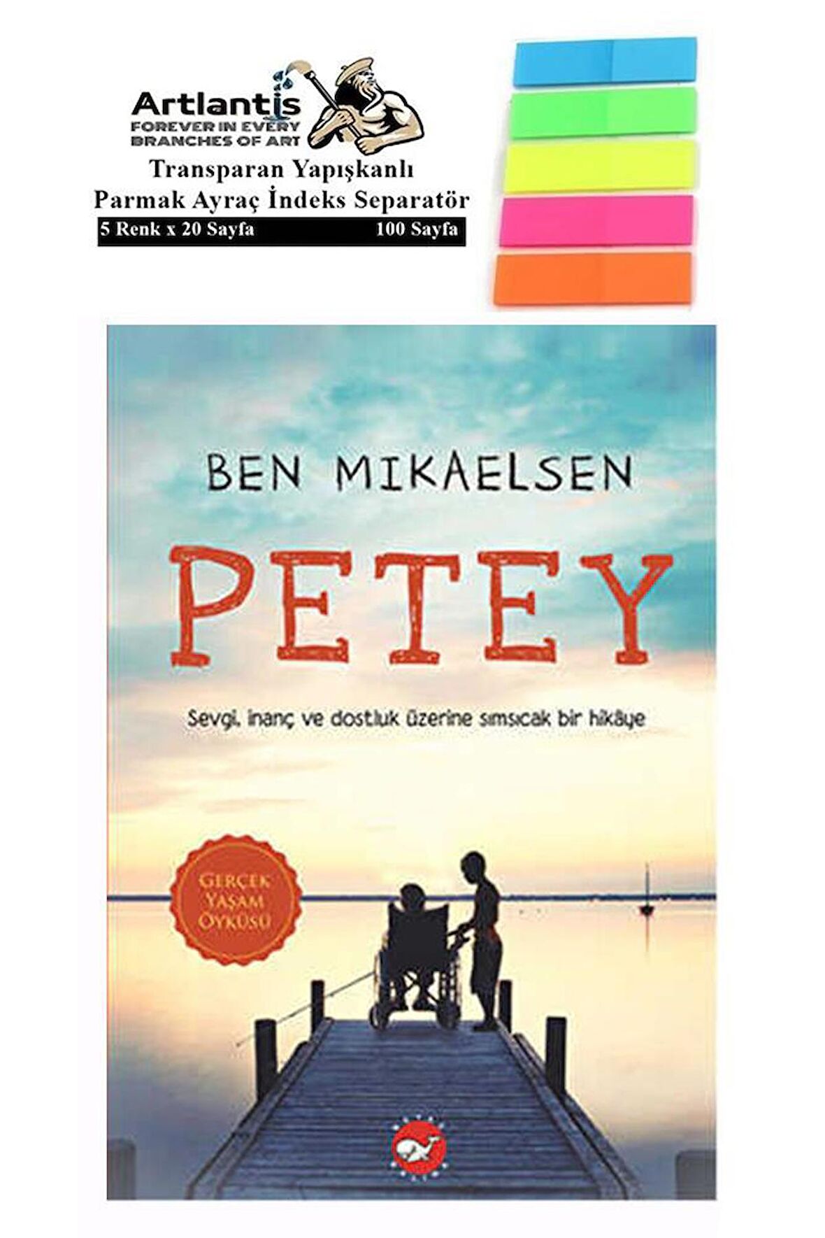 Petey Ben Mikaelsen 269 Sayfa Karton Kapak 1 Adet Fosforlu Transparan Kitap Ayraç 1 Paket