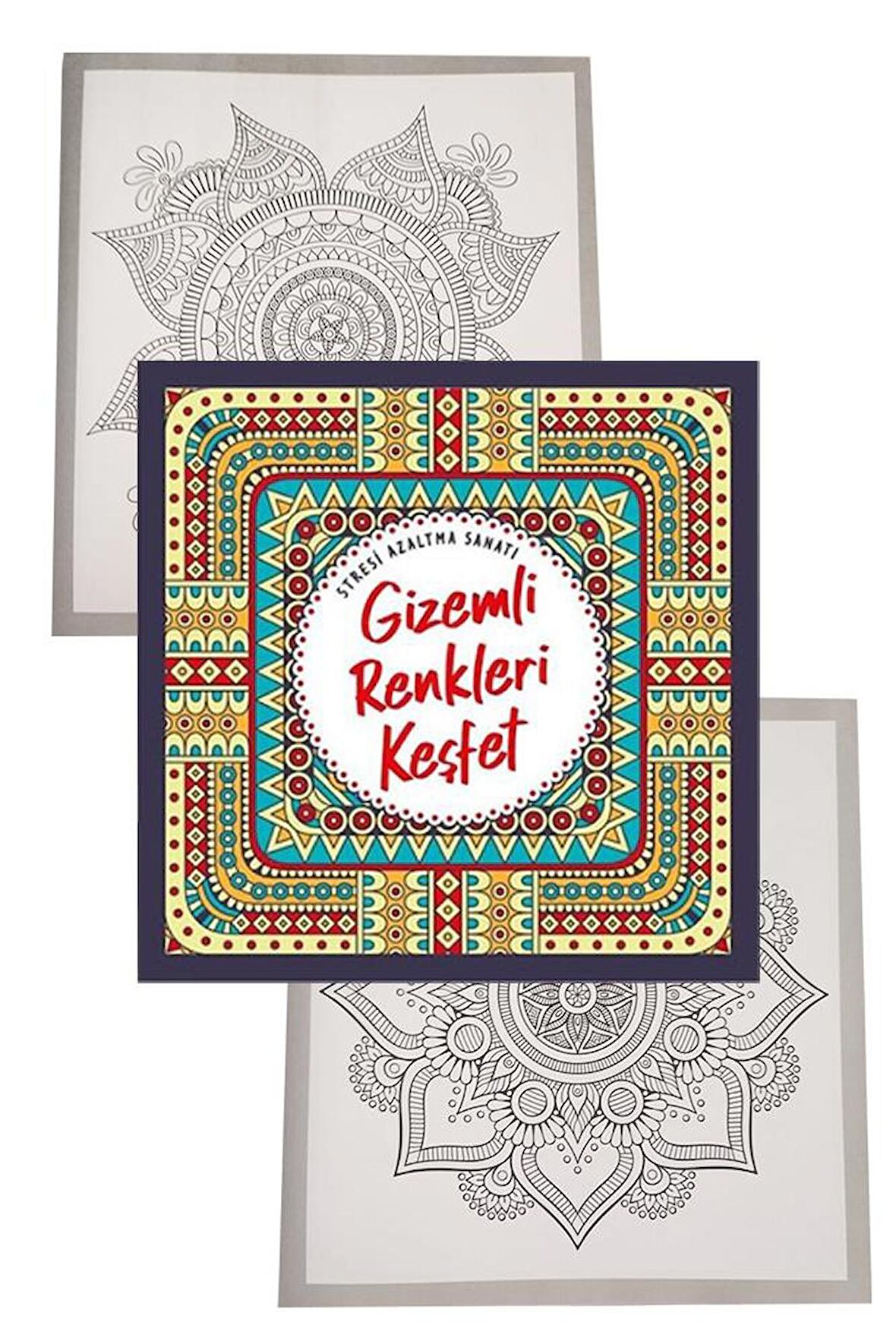 Gizemli Renkleri Keşfet Büyüklere Boyama Kitabı 1 Adet Nesil Boyama Kitabı Büyükler İçin Mandala Stresi Azaltma Sanatı