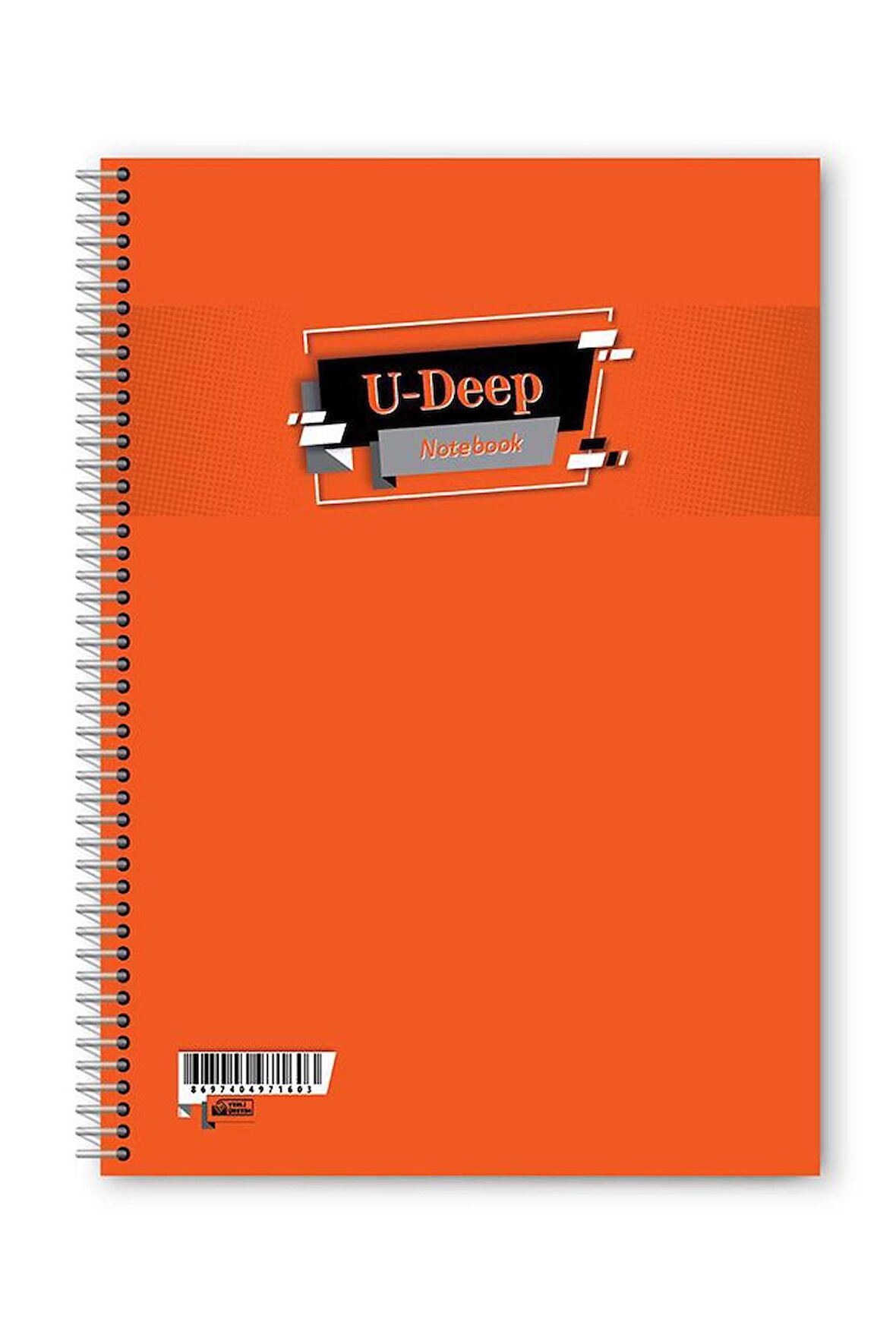 Defter A4 Spiralli 72 Yaprak Düz A4 Siparalli Defter Telli Defter 72 Yaprak Düz