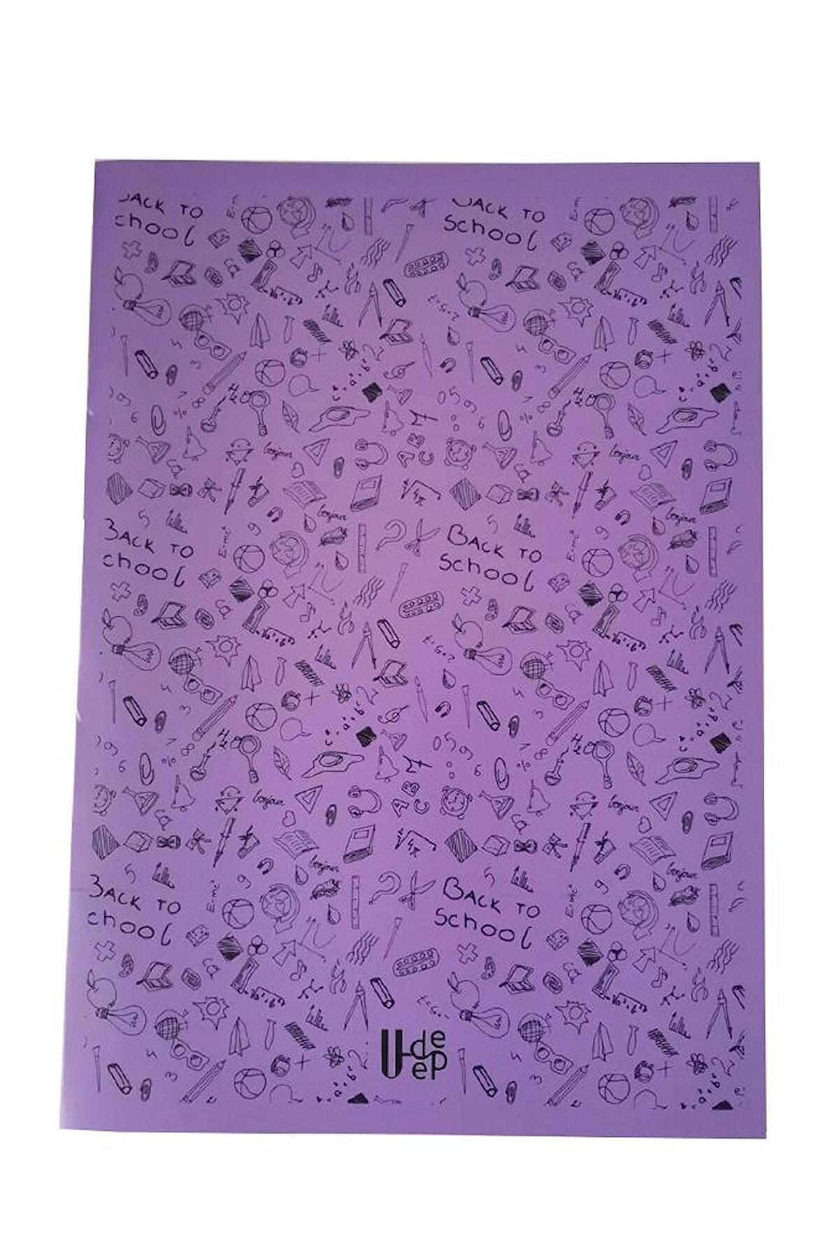 40 Yaprak Çizgili Defter Plastik Kapak A-4 1 Adet PP Kapak Büyük Boy Kareli Defter 40 Sayfa A4 Desenli Kapak