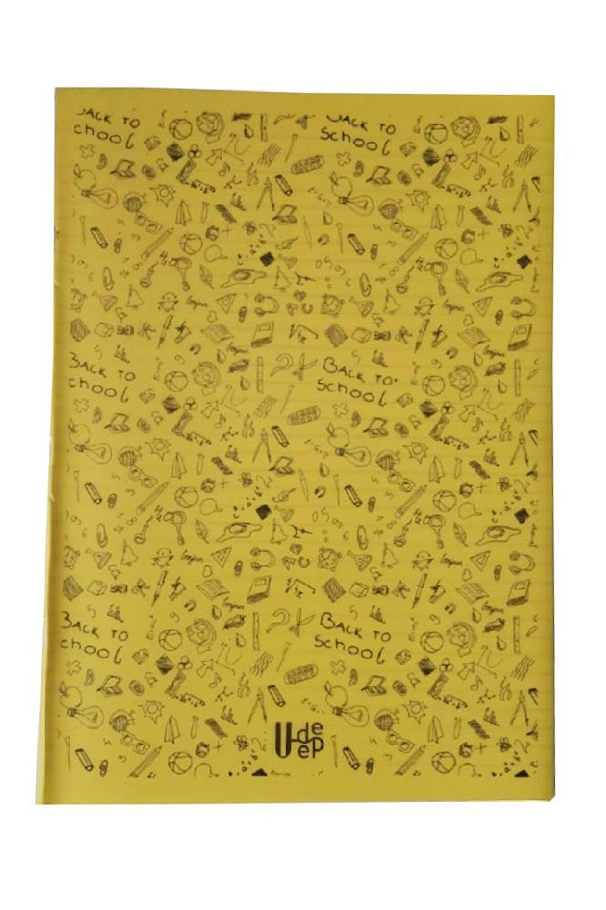 60 Yaprak Kareli Defter Plastik Kapak A-4 1 Adet PP Kapak Büyük Boy Kareli Defter 60 Sayfa A4 Desenli Kapak