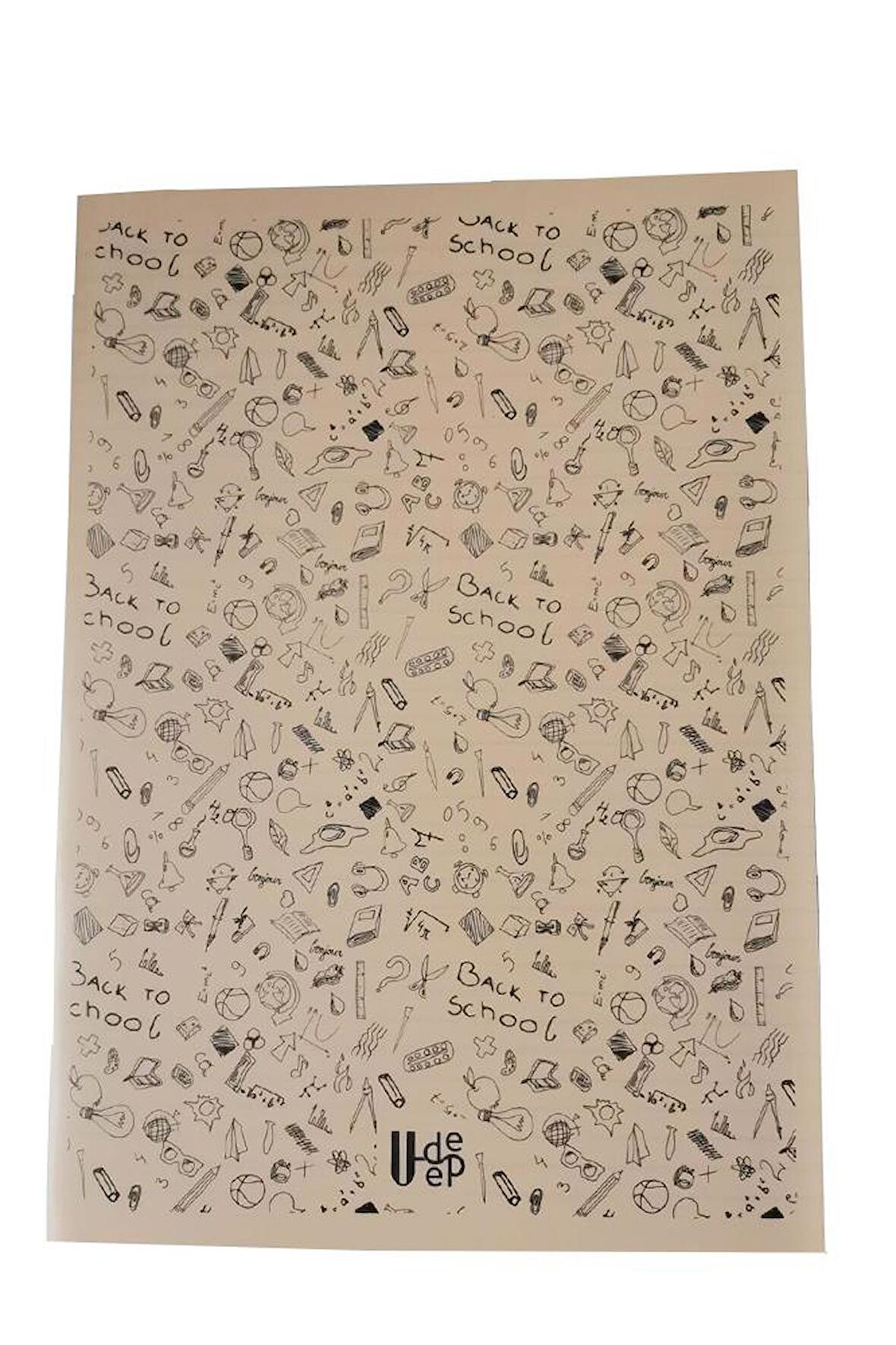 60 Yaprak Çizgili Defter Plastik Kapak A-4 1 Adet PP Kapak Büyük Boy Çizgili Defter 60 Sayfa A4 Desenli Kapak