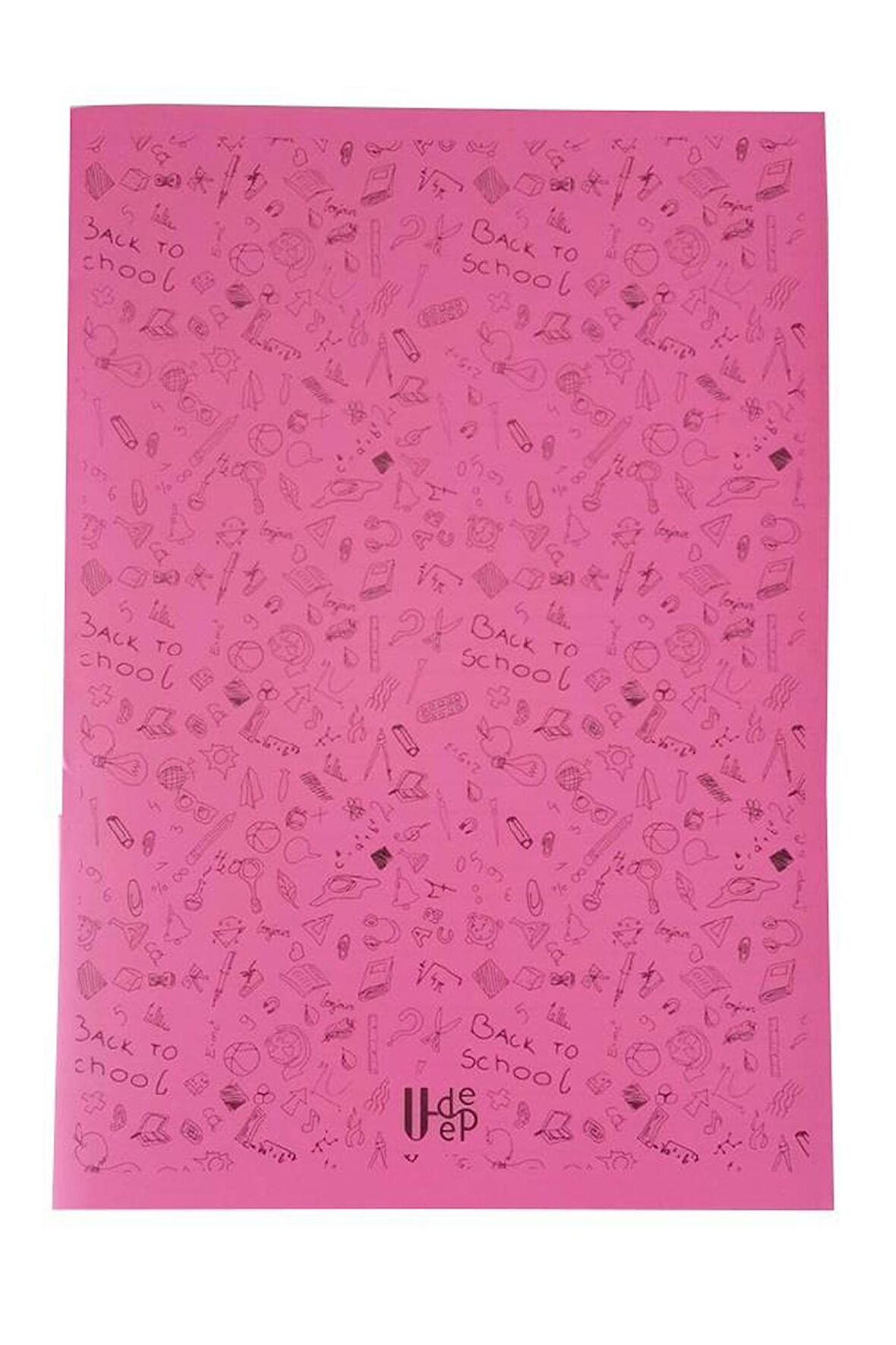 100 Yaprak Kareli Defter Plastik Kapak A-4 1 Adet PP Kapak Büyük Boy Kareli Defter 100 Sayfa A4 Desenli Kapak