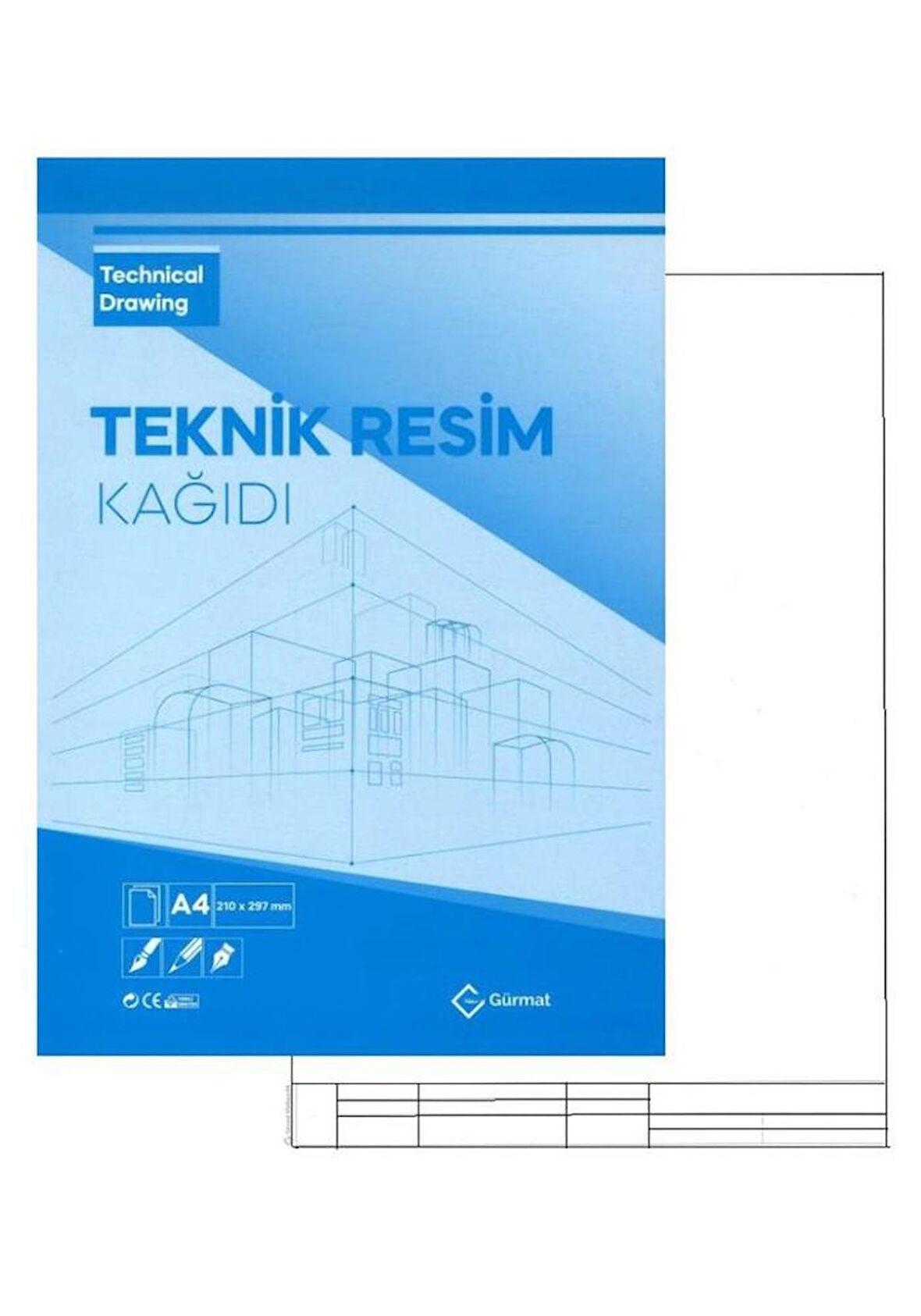 Teknik Resim Seti 12 Parça 1 Paket Teknik Resim Defteri Gönye Dereceli Kalem Metal Pergel Silgi Kalemtraş Hamur Silgi