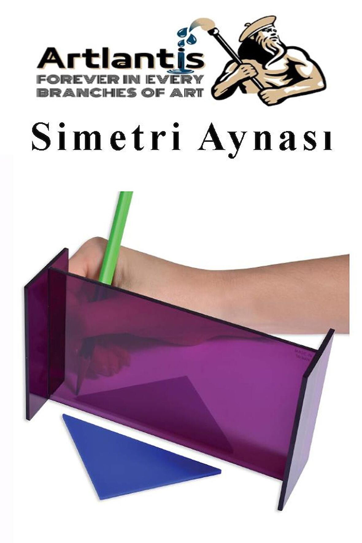 Simetri Aynası 1 Adet Ayna Yansıma Matematik Sınıf Ders Materyali