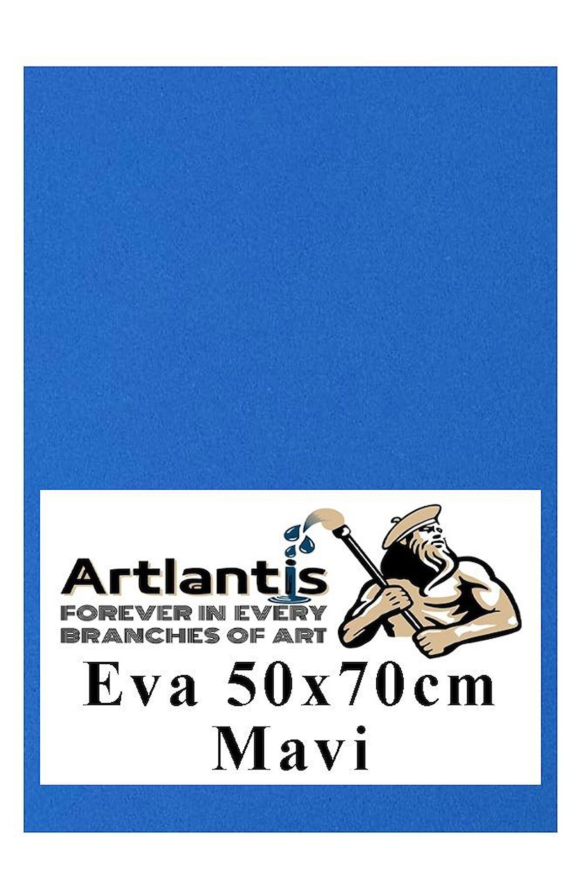 Mavi Eva 50x70 cm 1 Adet Eva Süngeri Okul Kreş Anasınıfı Elişi Etkinlikleri