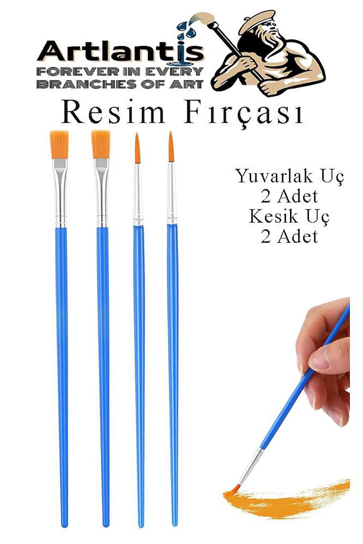 30x30 Tuval Seti 1 Paket Masa Üstü Şövale Mydido Akrilik Boya Plastik Spatula Resim Fırçası Palet Ponpon Sünger Fırça