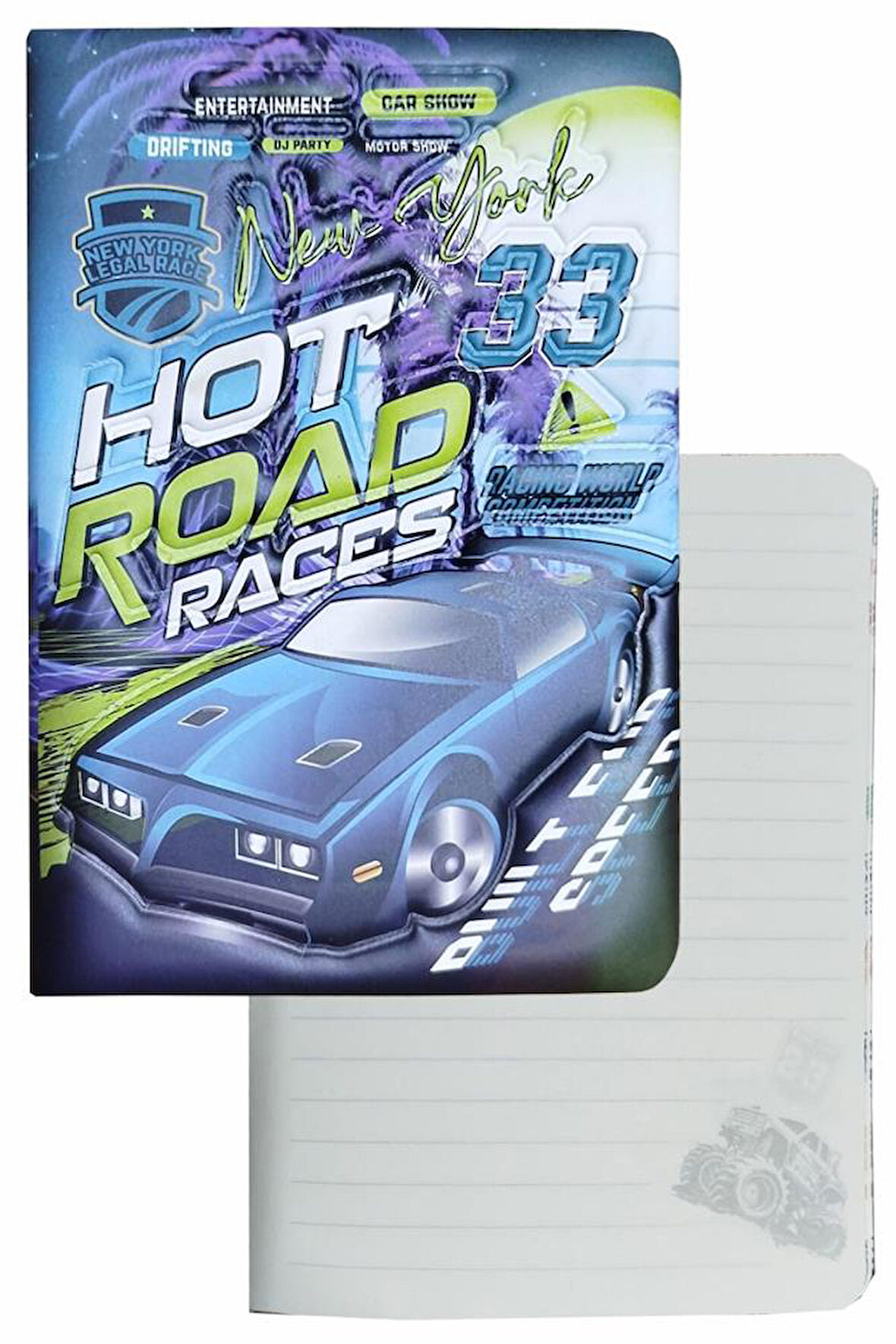 Kabartmalı Not Defteri 1 Adet 96 Yaprak Çizgili Sukuşi Hatıra Defteri Squishy Erkek Modeli Hatıra Anı Defteri 13x18 cm