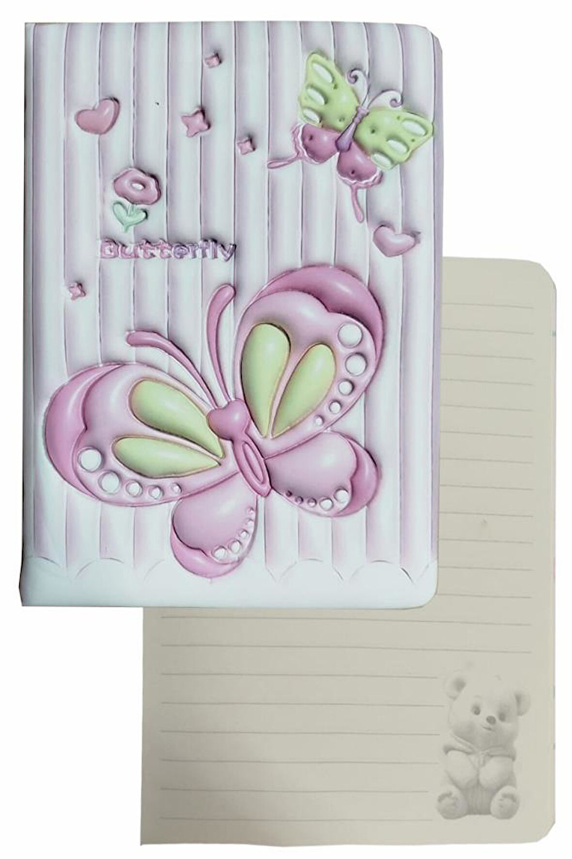 Kabartmalı Not Defteri 1 Adet 96 Yaprak Çizgili Sukuşi Hatıra Defteri Squishy Kız Modeli Hatıra Anı Defteri 13x18 cm