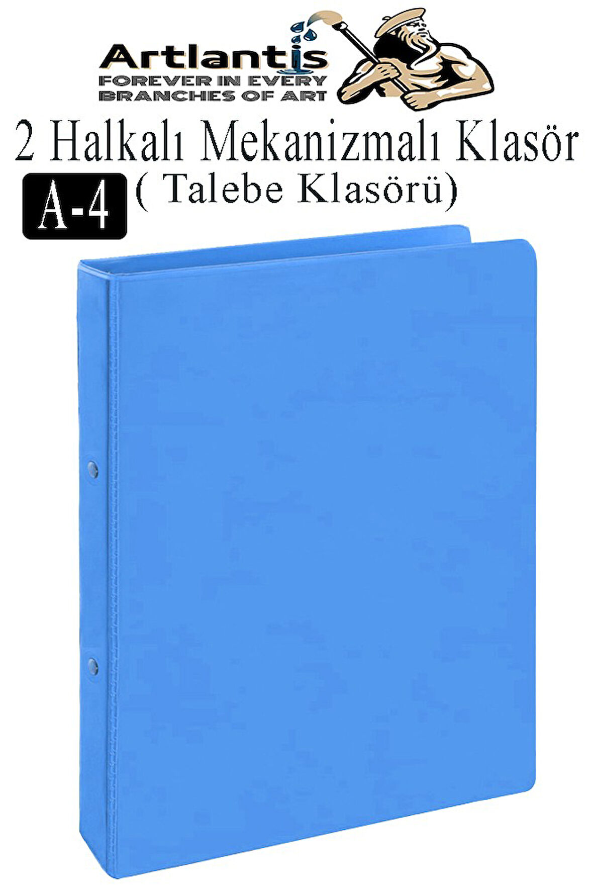 2 Halkalı Klasör 1 Adet A4 PVC Öğrenci ve Ofis Tipi Evrak Sunum Talebe Klasörü İç Cepli Otomatik Mekanizmalı Büro Okul